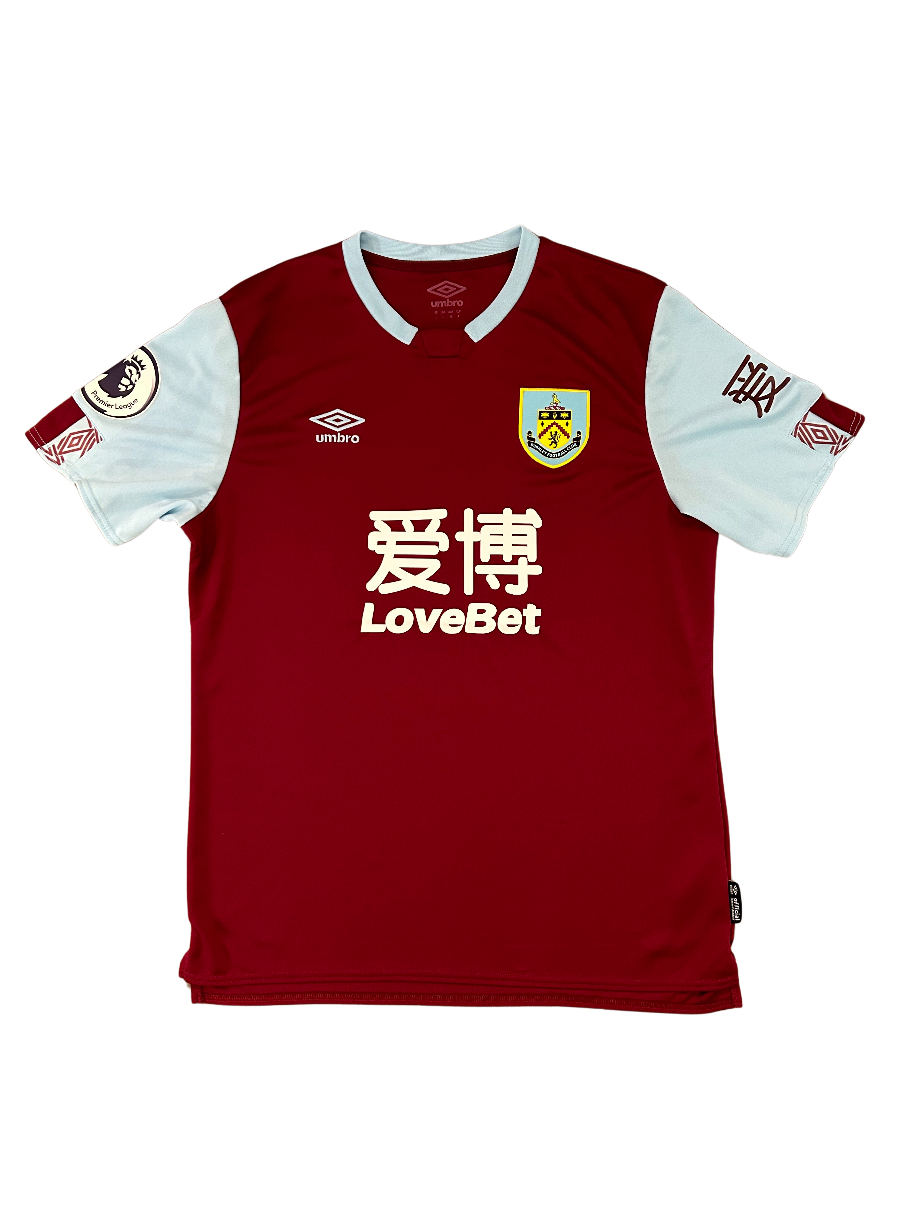 Umbro - Burnley 2019/20 Home Football Shirt 'RODRIGUEZ'