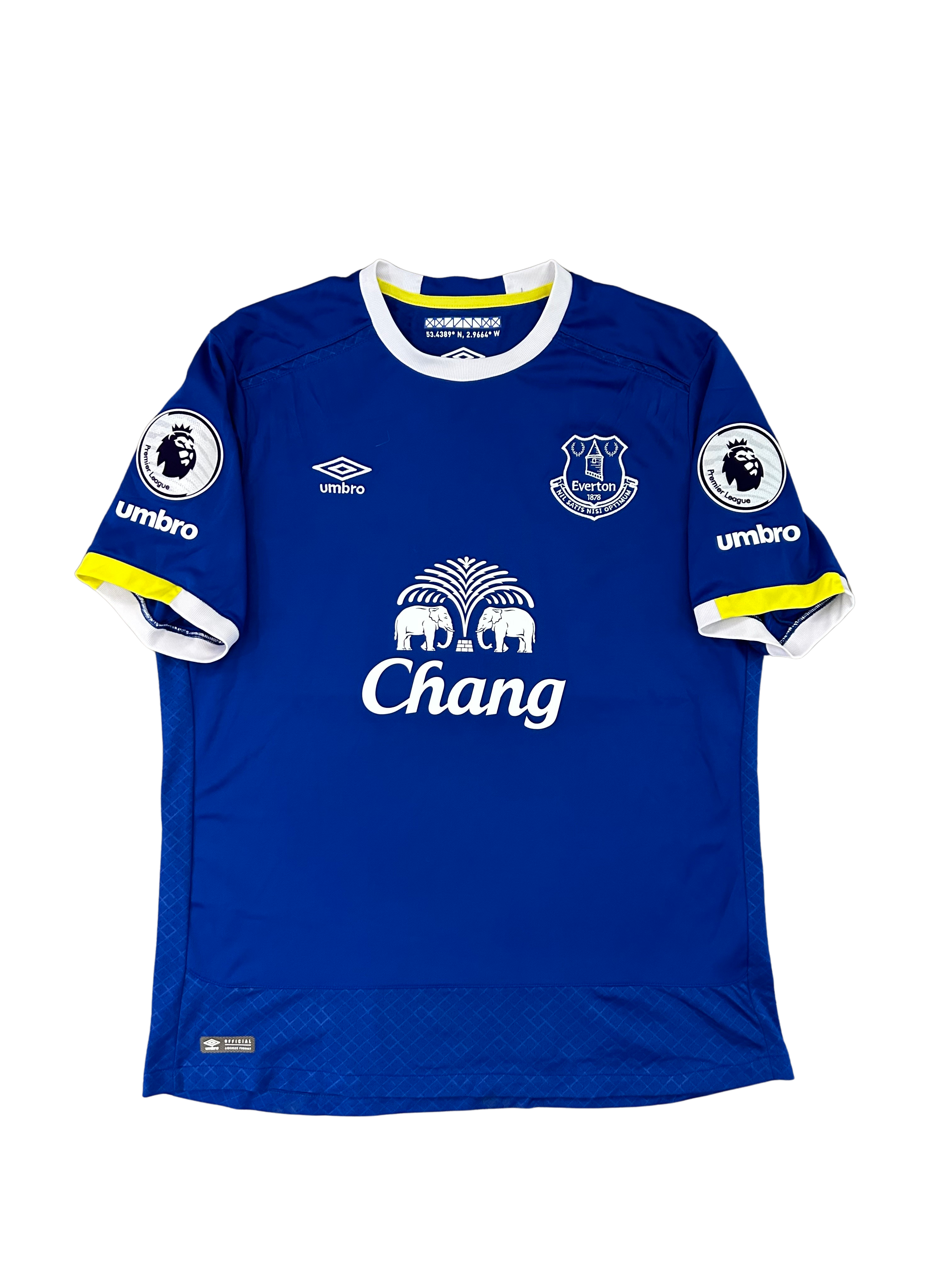 Umbro - Everton FC 2016/17 Home Football Shirt 'LUKAKU'