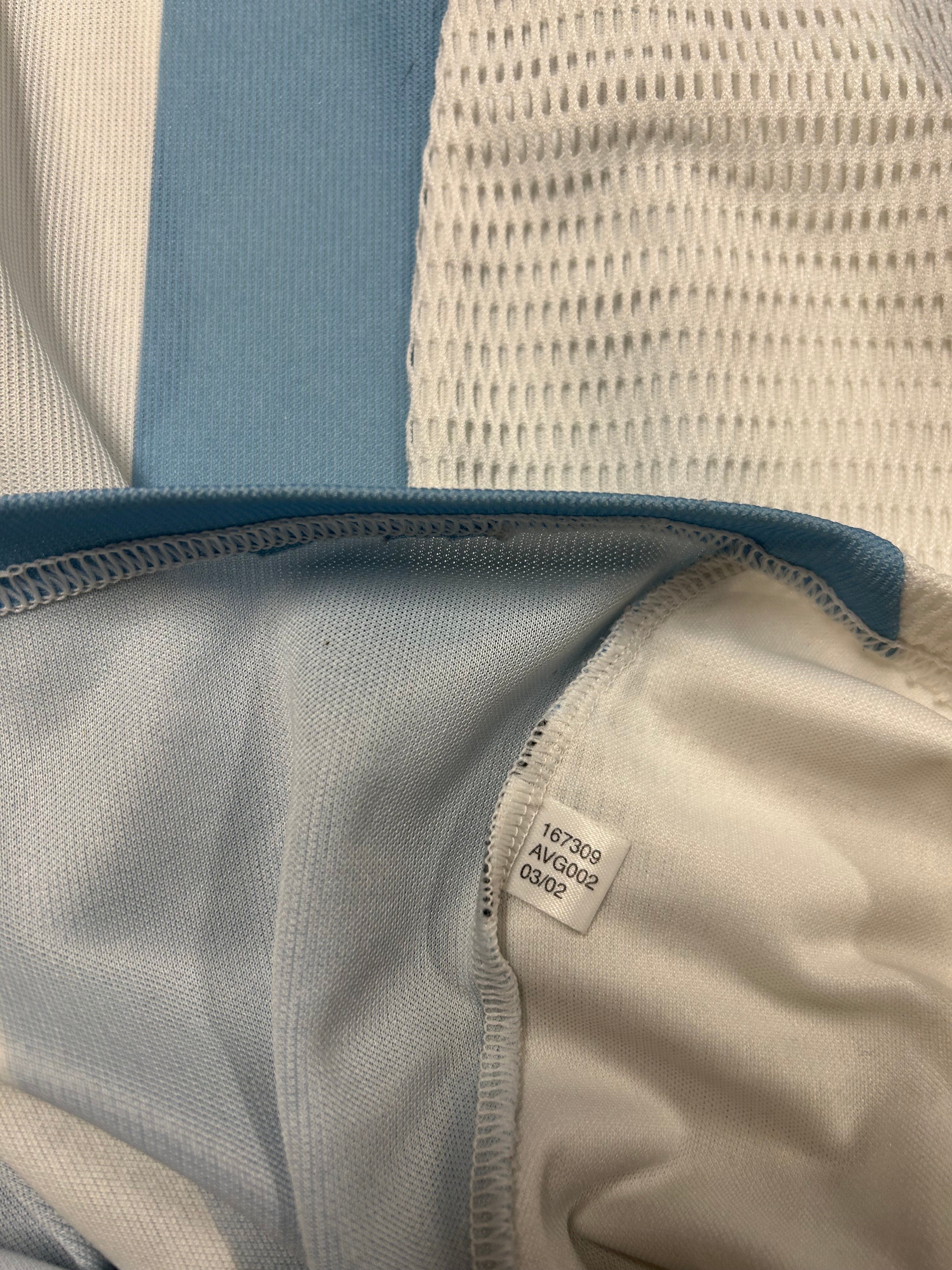 Adidas - Argentina 2002 Hjemmebanetrøje 'NAME'