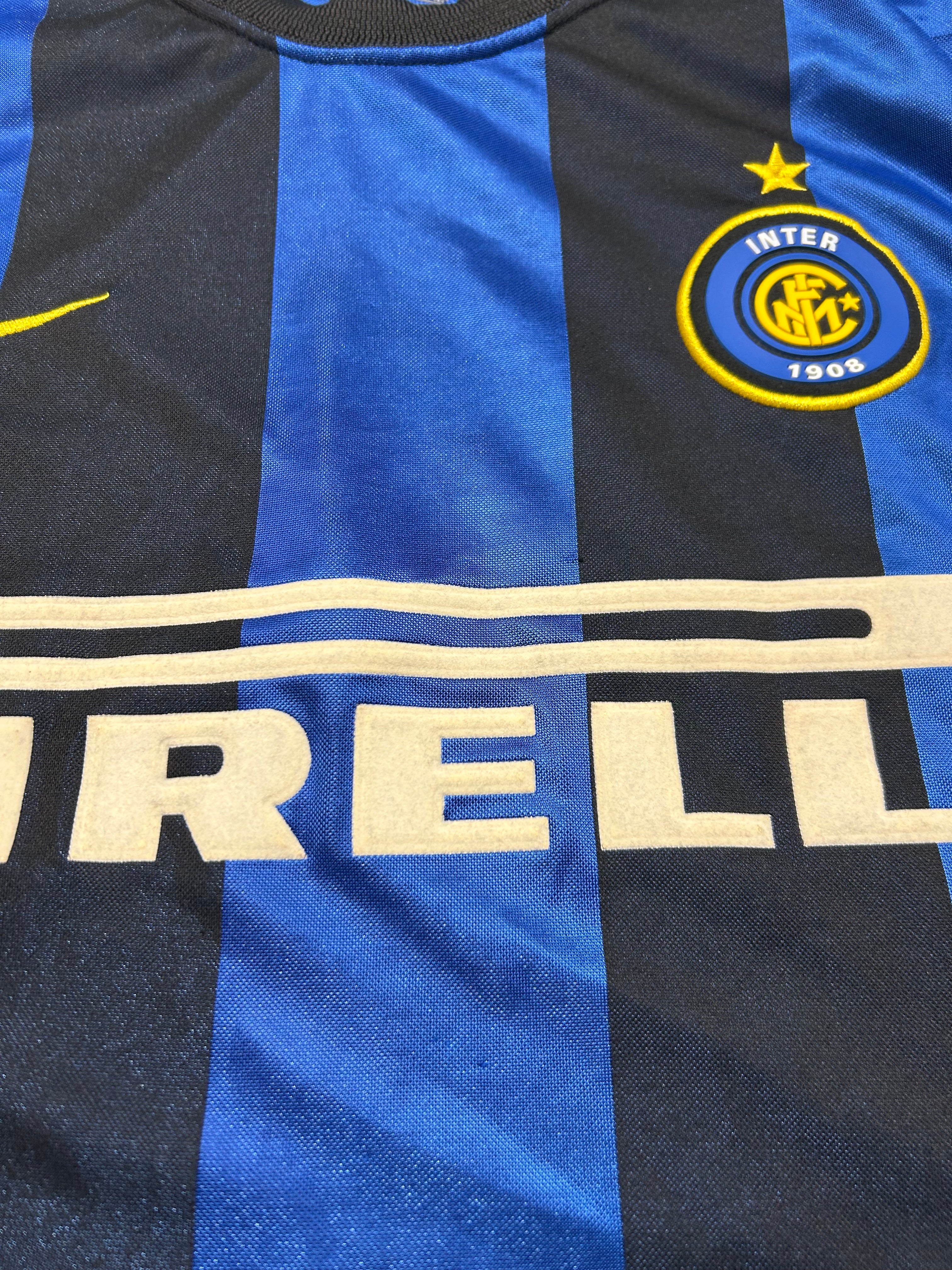 Nike - Inter Milan 2000/01 Home Football Shirt 'RONALDO'