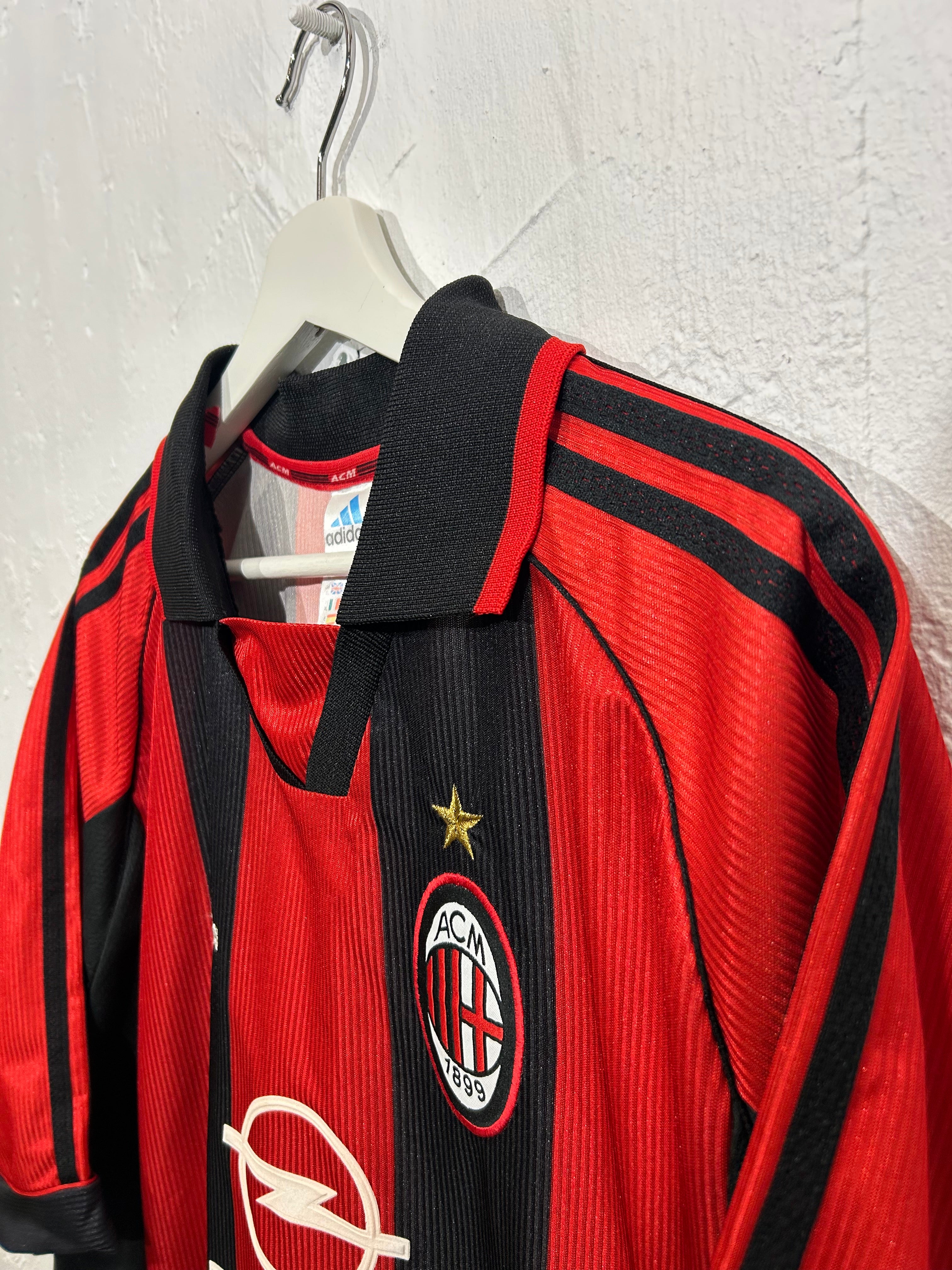 Adidas - AC Milan 1998/99 Hjemmebanetrøje 'MALDINI'