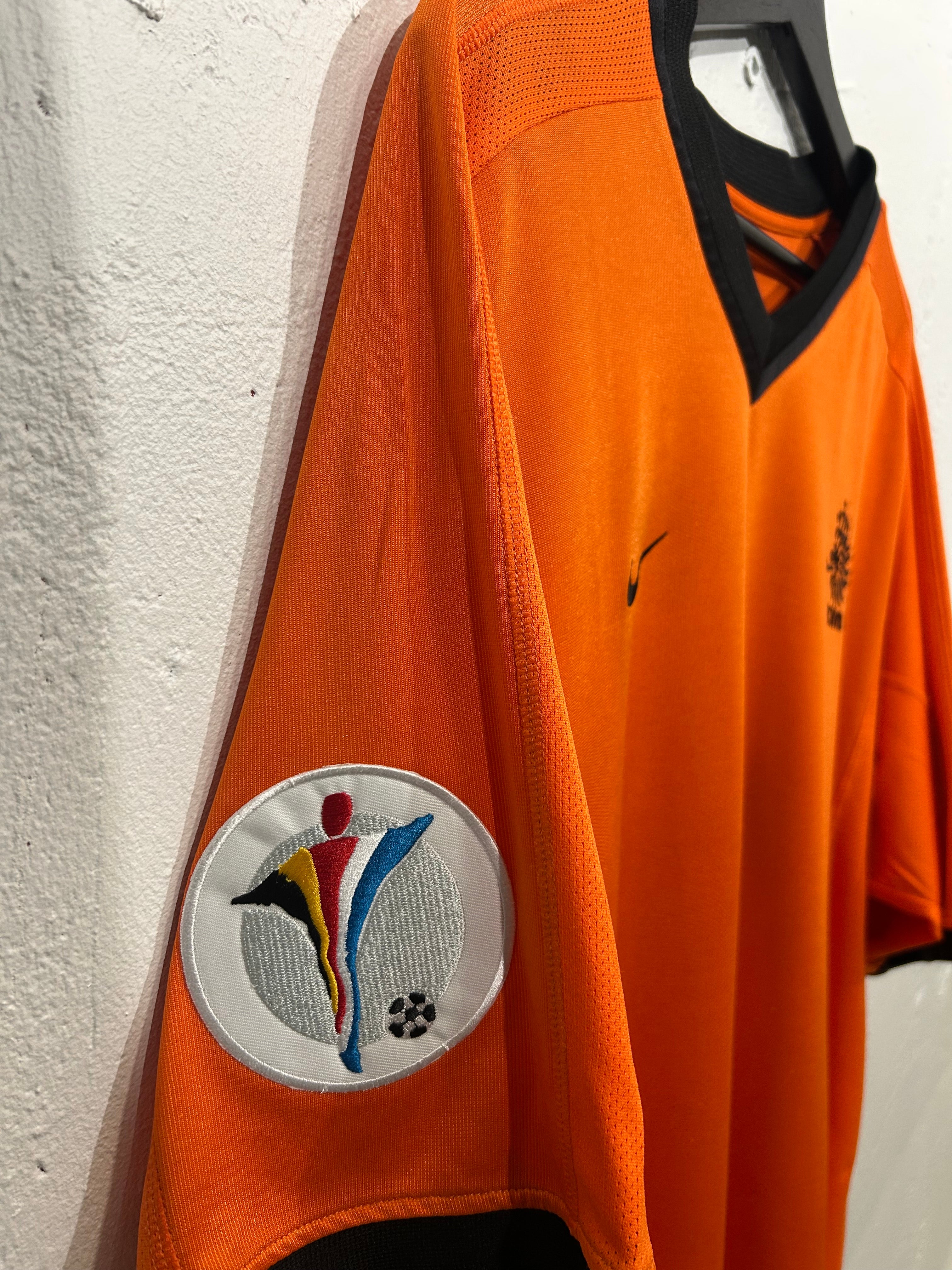 Nike - Netherlands 2000 Home Football Shirt 'F. DE BOER'