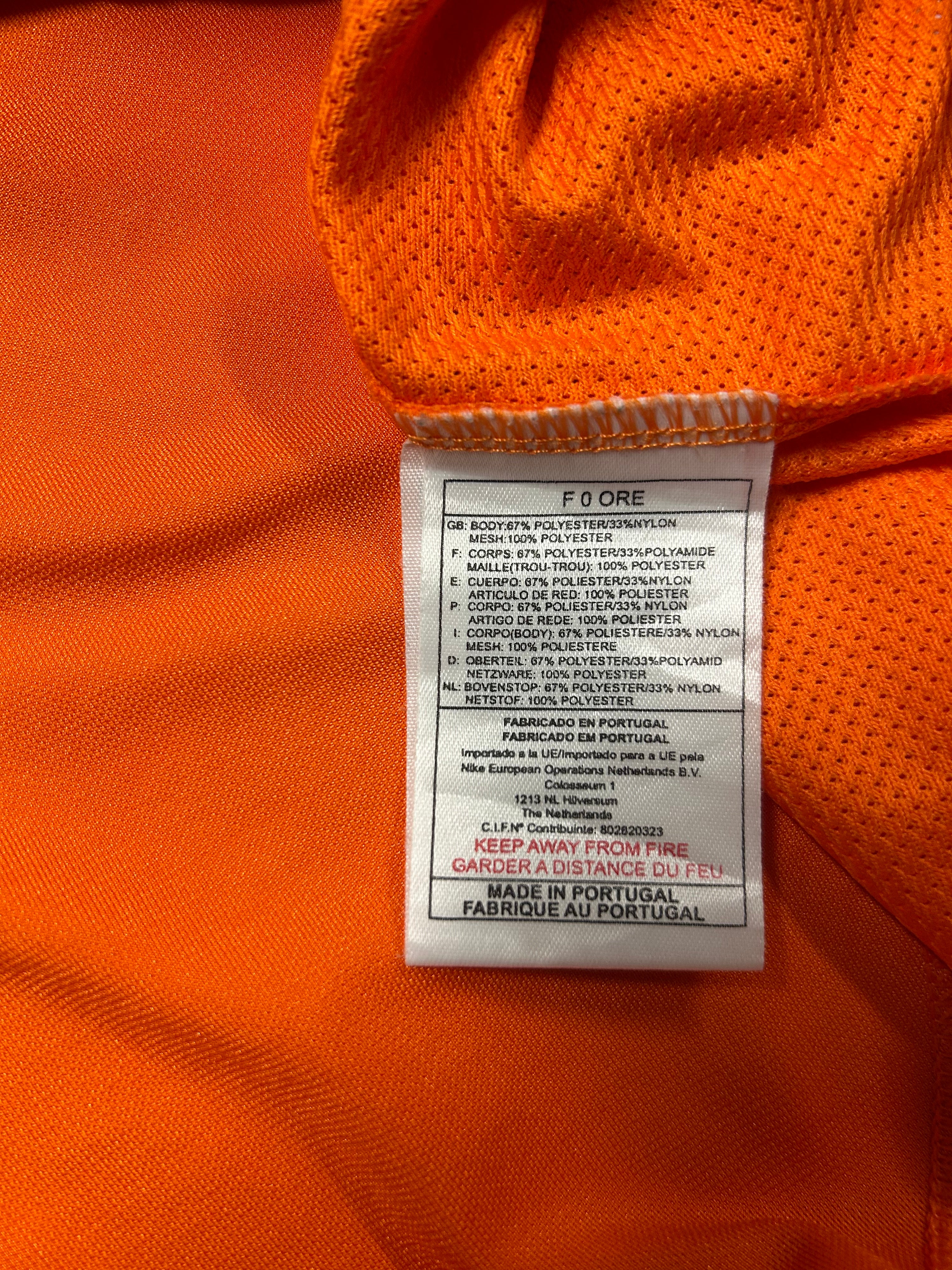 Nike - Netherlands 2000 Home Football Shirt 'F. DE BOER'