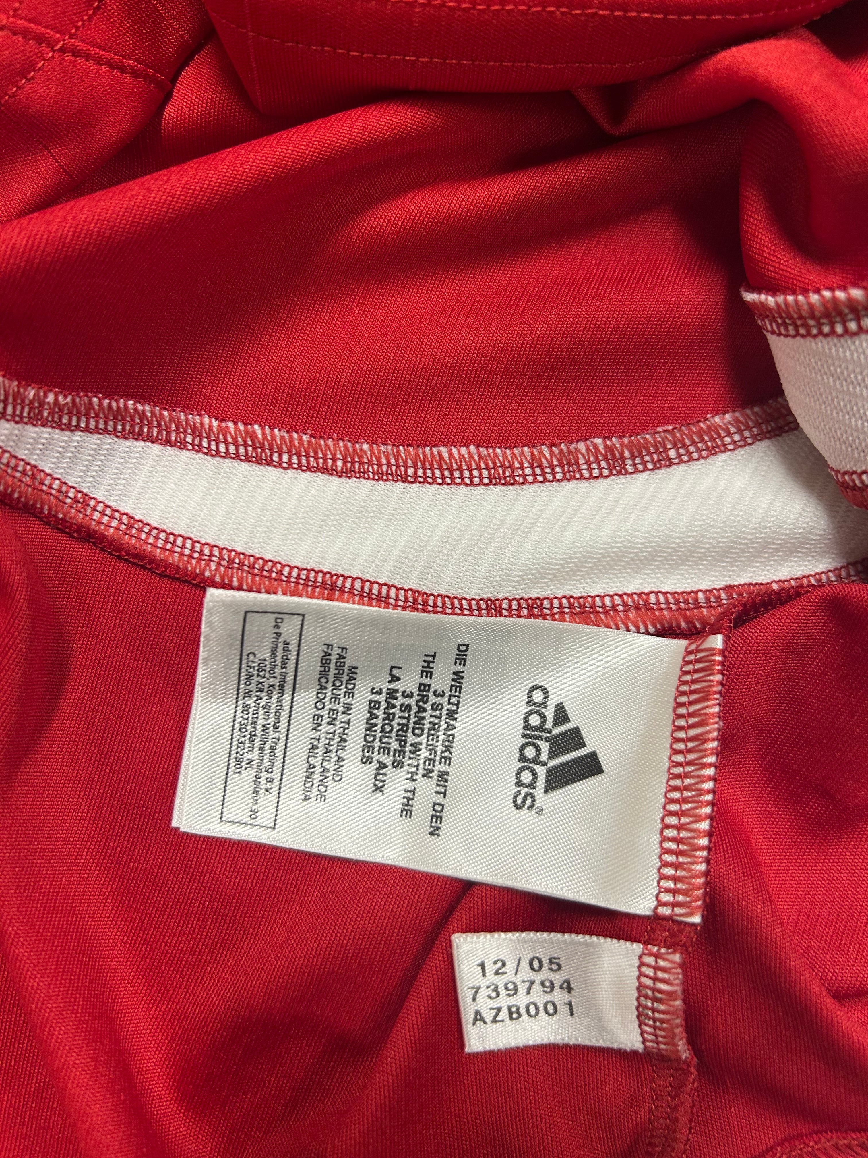 Adidas - Denmark 2006 Home Football Shirt 'AGGER'