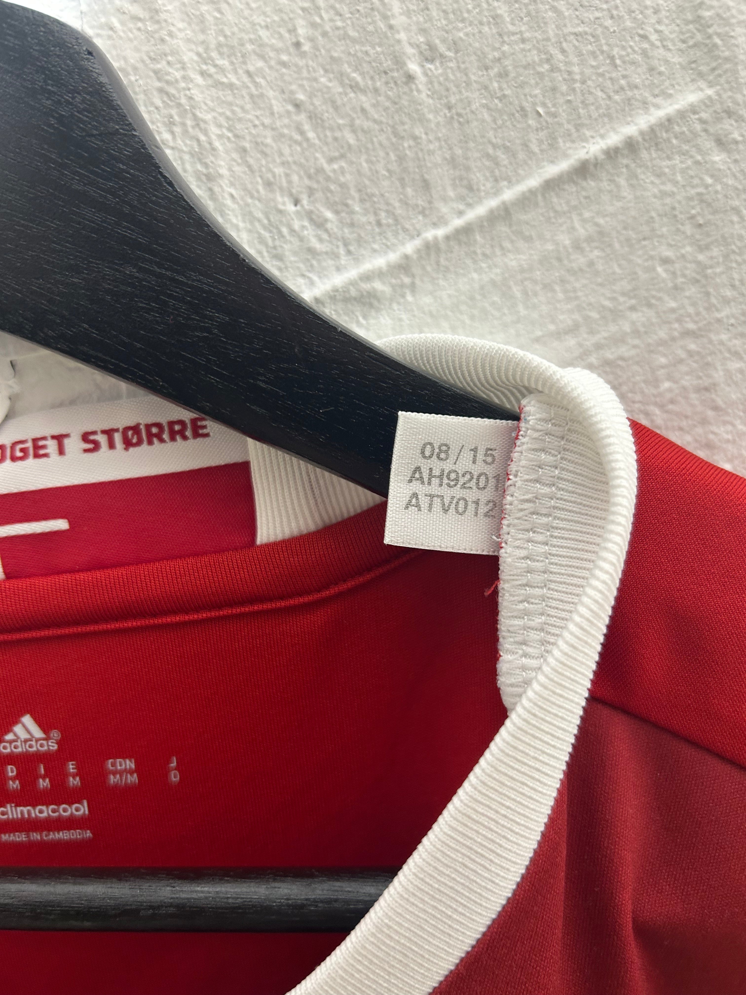 Adidas - Denmark 2016 Home Football Shirt 'BENDTNER'