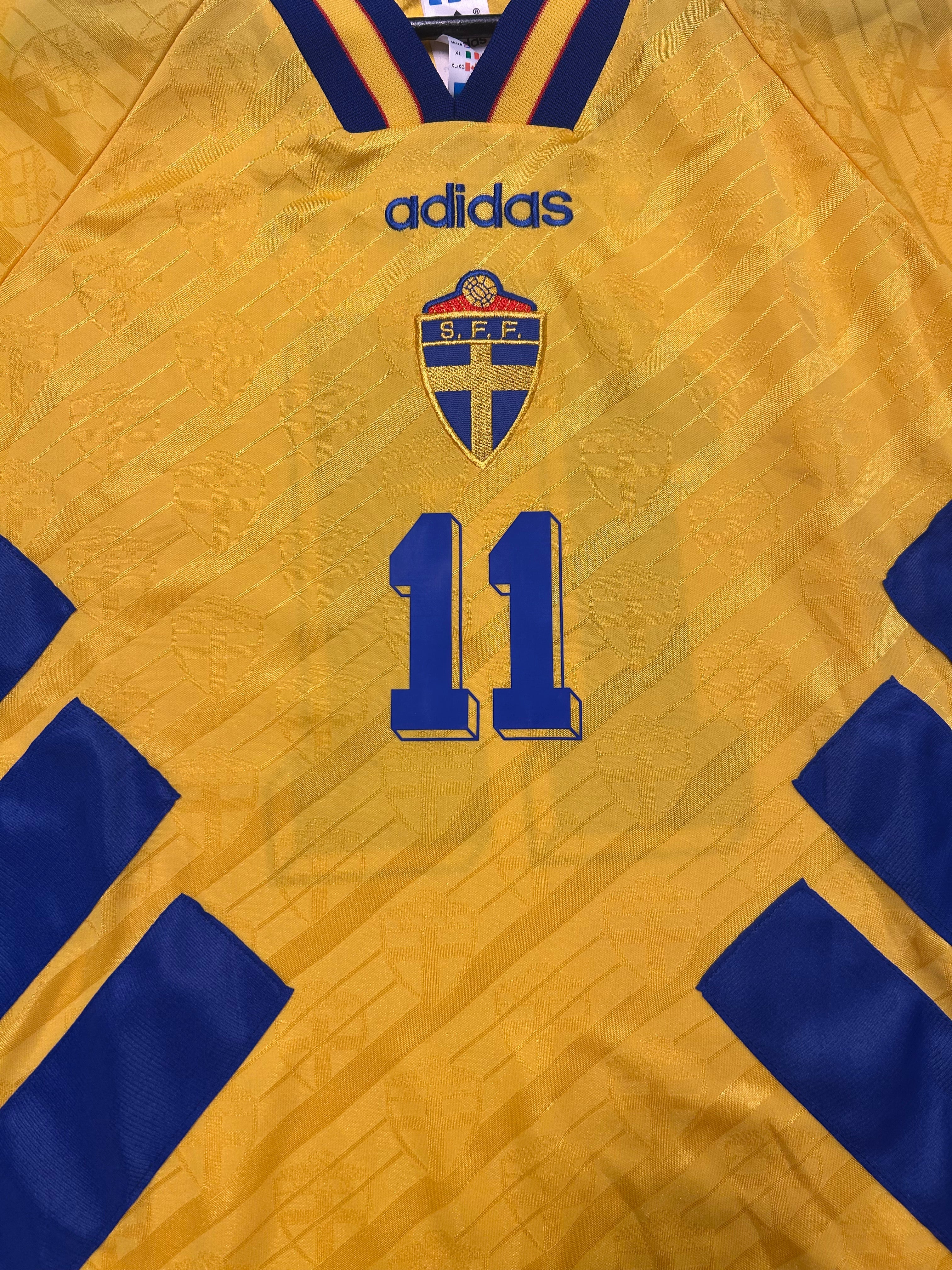 Adidas - Sverige 1994 Hjemmebanetrøje 'NAME'