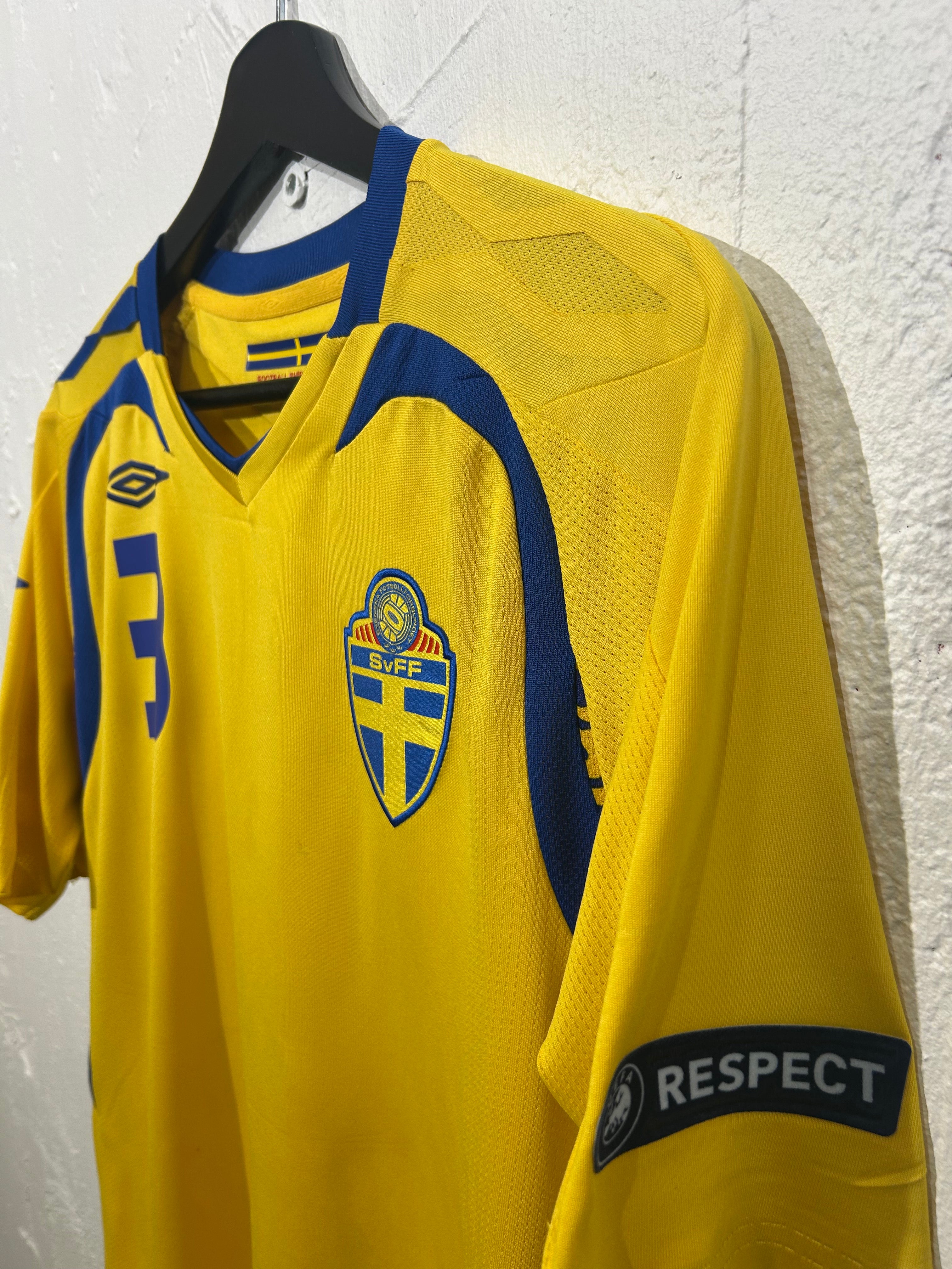 Umbro - Sverige 2008 Hjemmebanetrøje 'NAME'