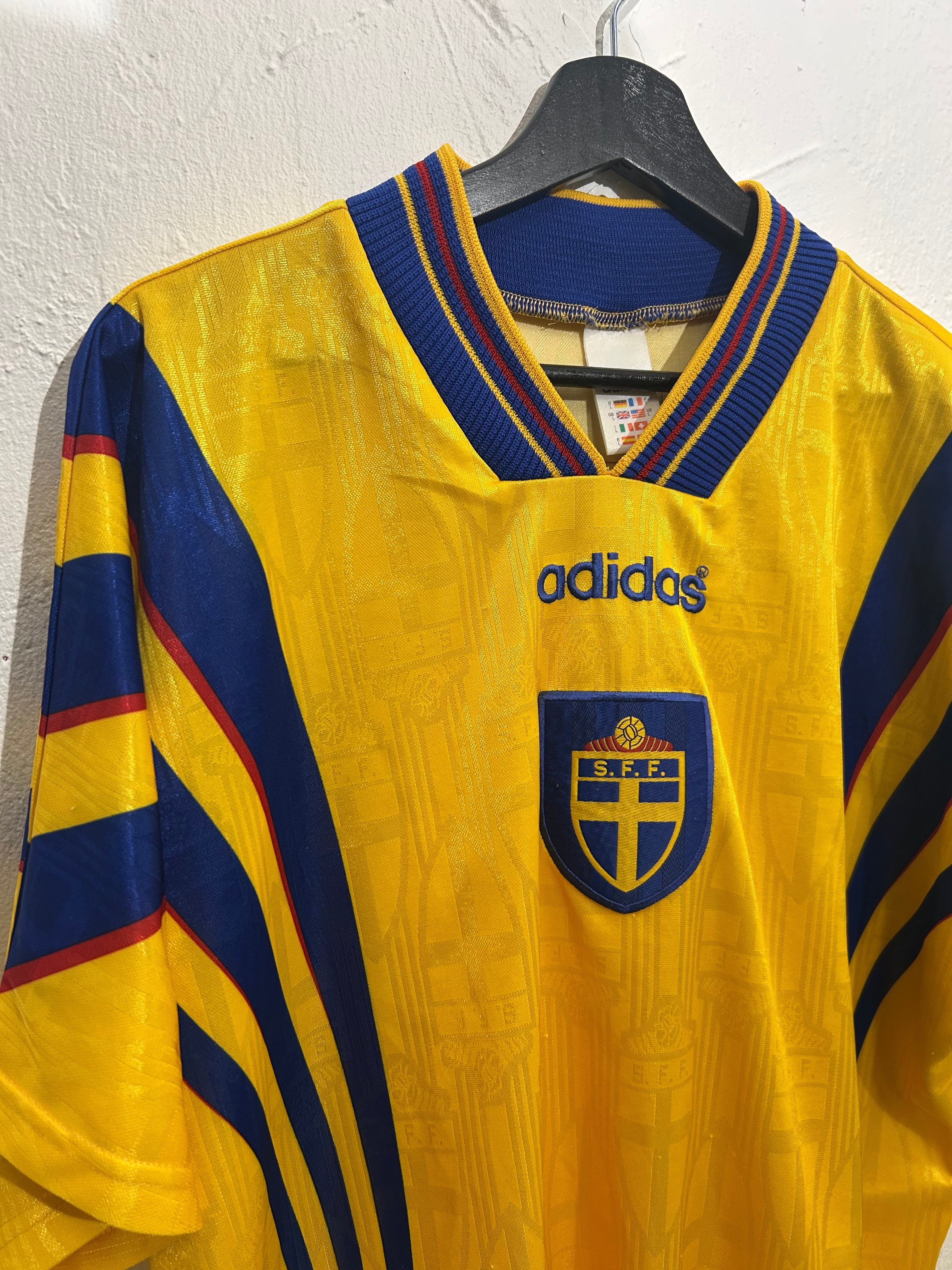 Adidas - Sverige 1996 Hjemmebanetrøje