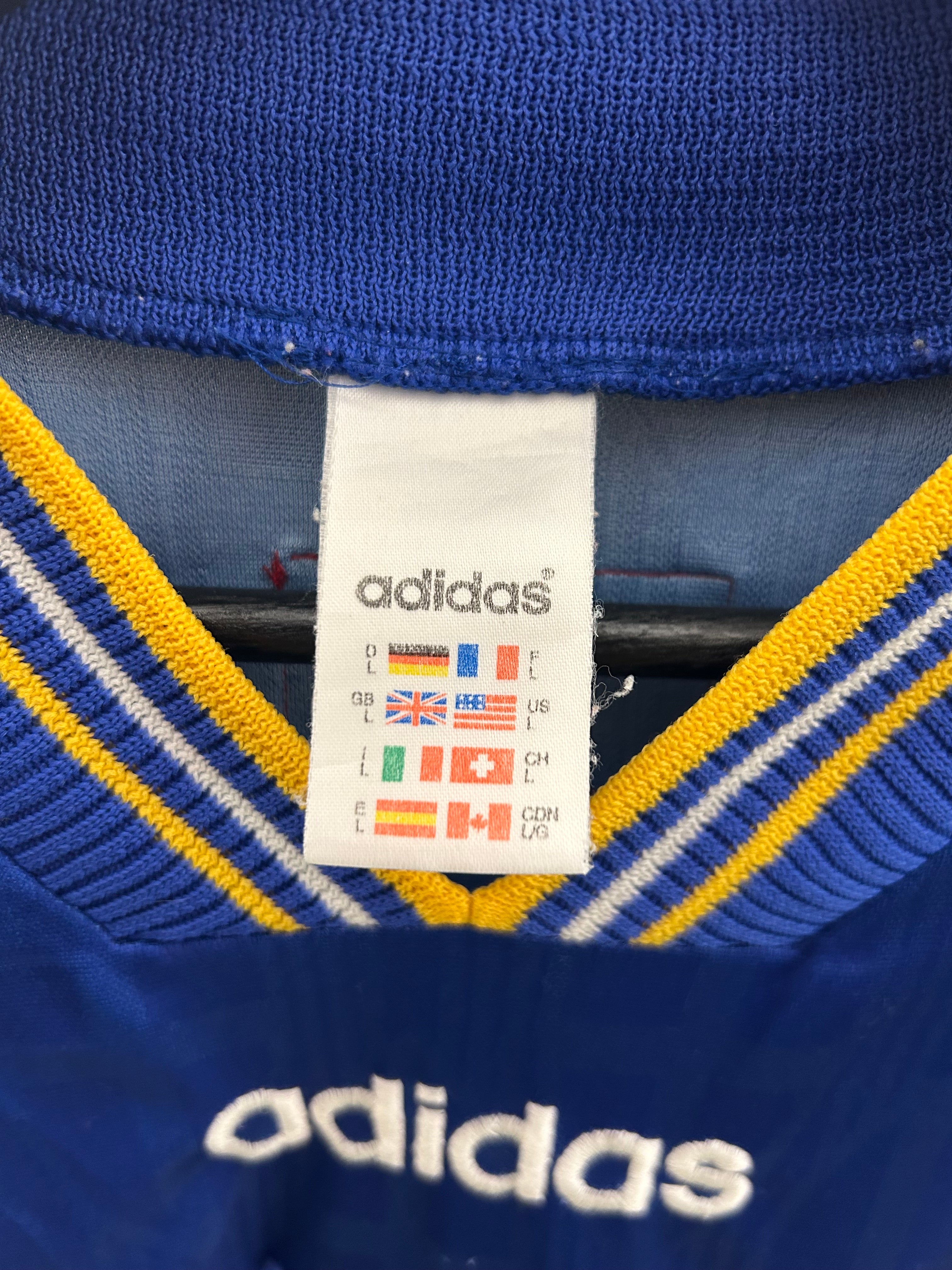 Adidas - Sweden 1996 Away Football Shirt