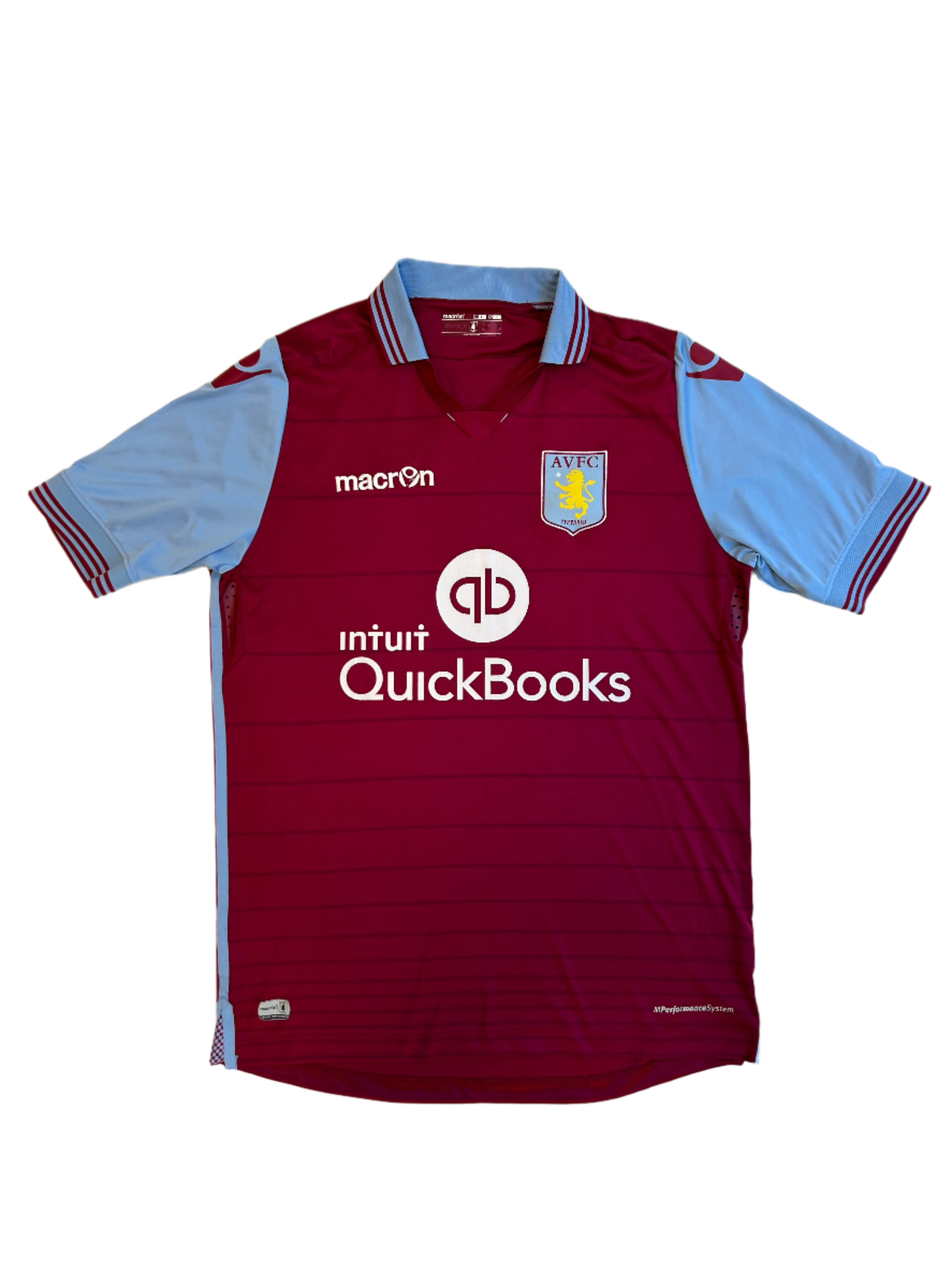 Macron - Aston Villa 2015/16 Home Football Shirt 'ADAMA'