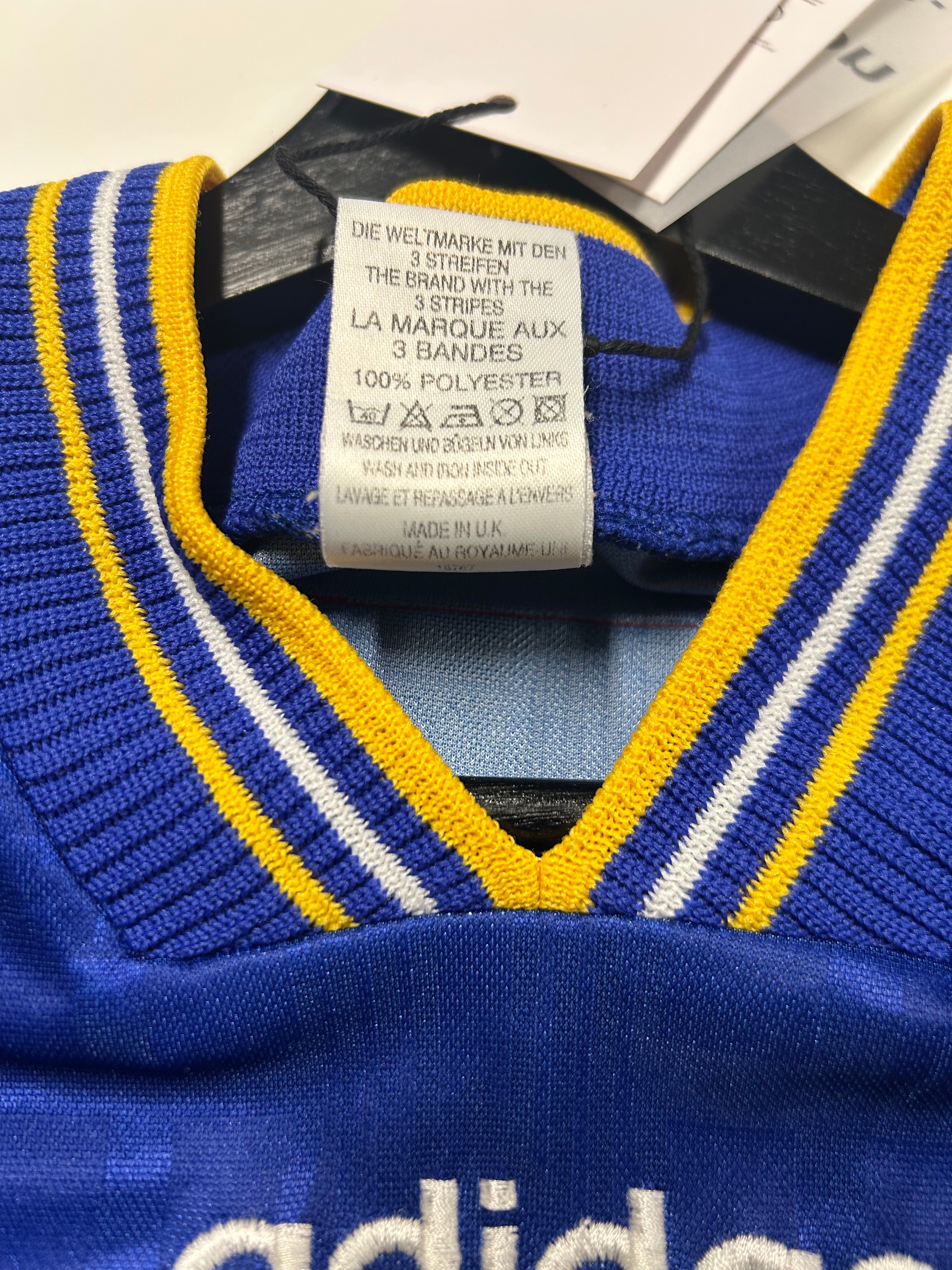 Adidas - Sweden 1996 Away Football Shirt