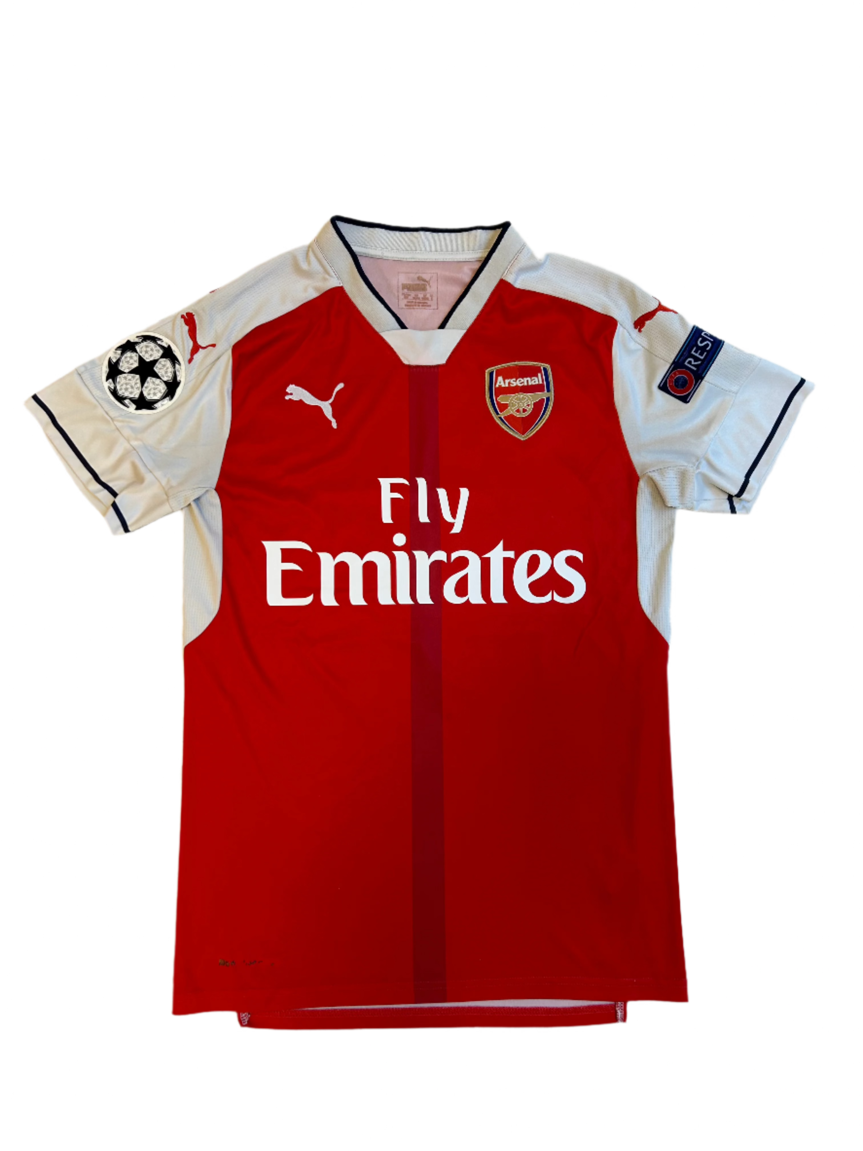 Puma - Arsenal FC 2016/17 Home Football Shirt Champions League Version 'BELLERIN'