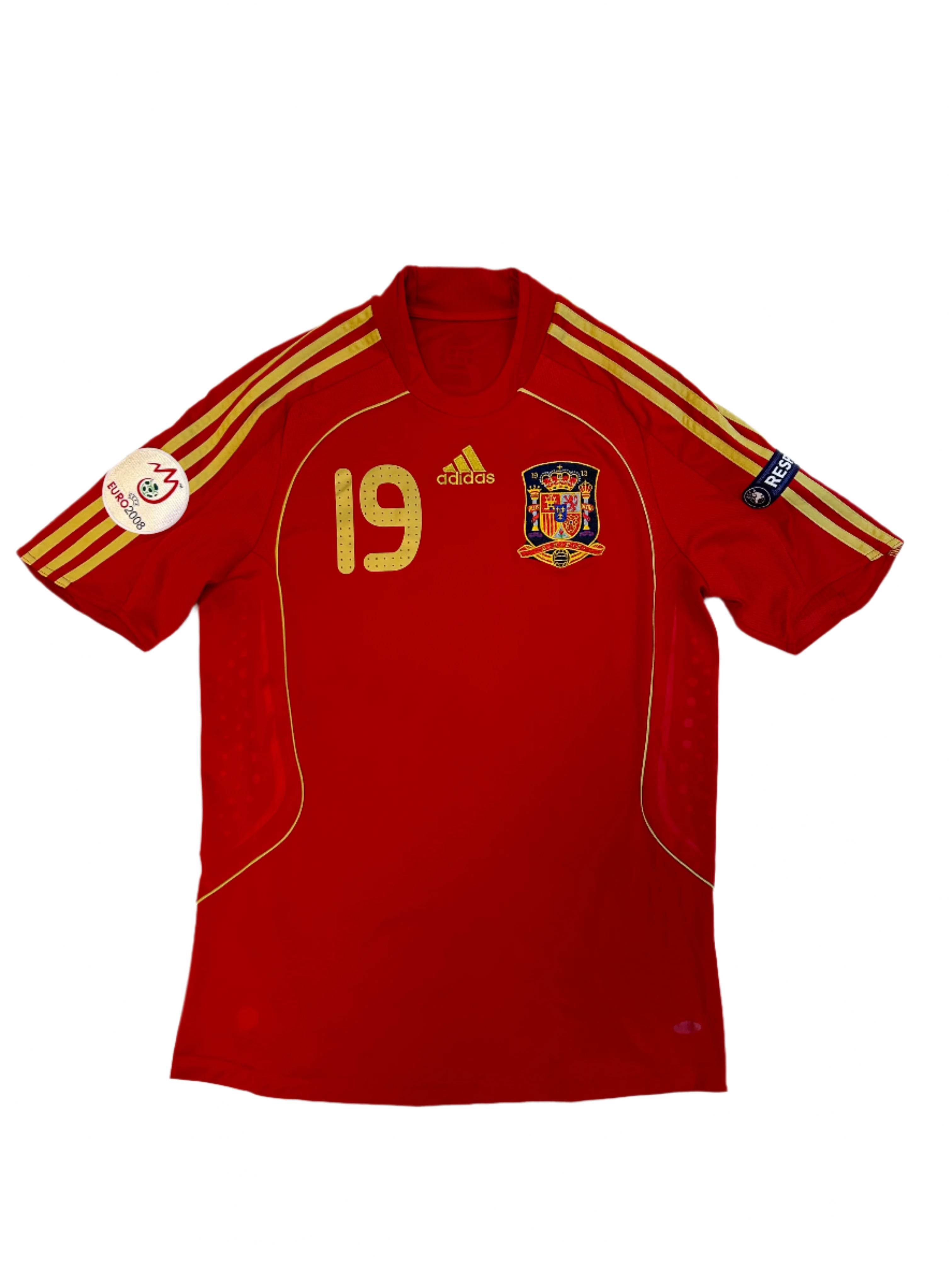 Adidas - Spain 2008 Home Football Shirt 'SENNA'