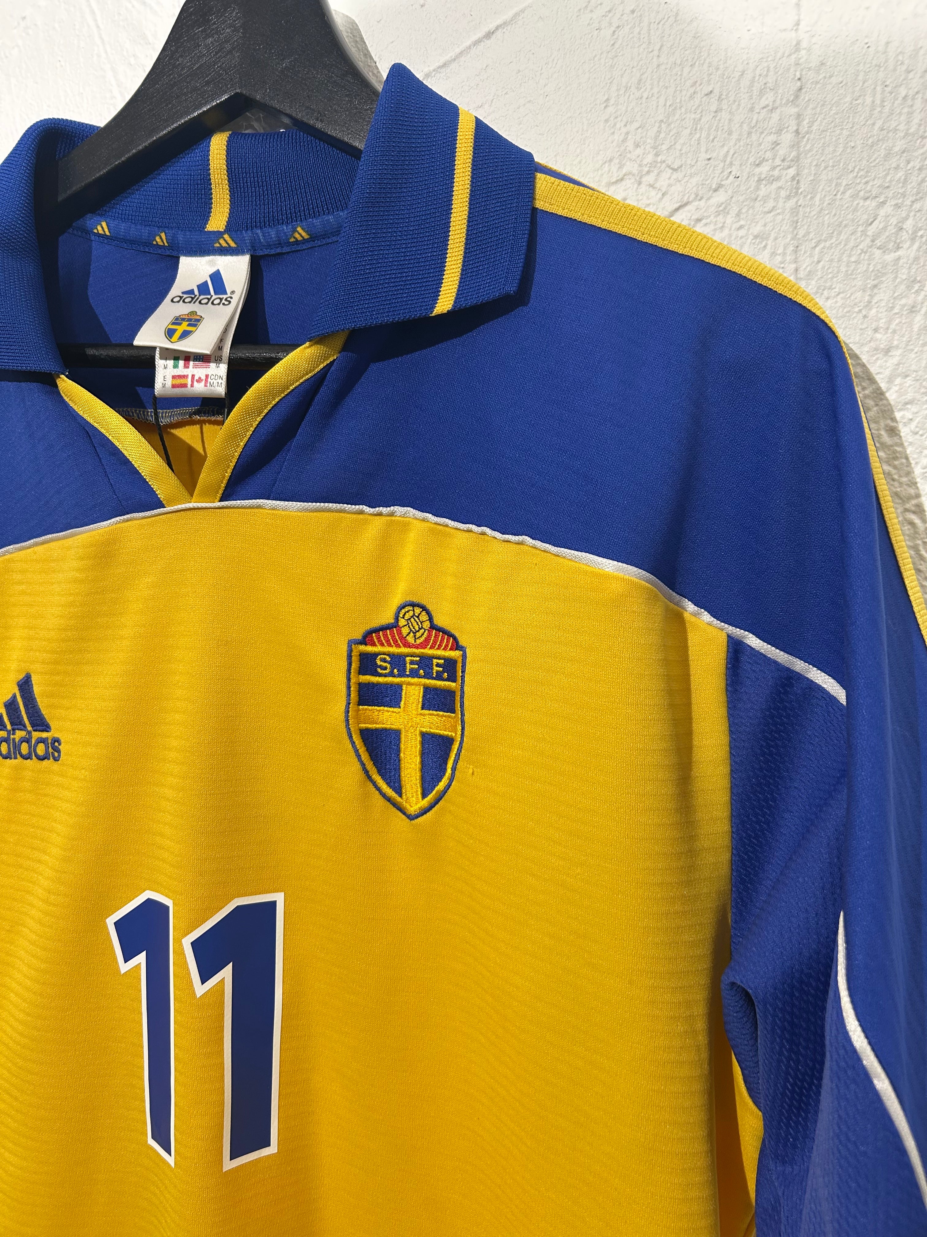 Adidas - Sverige 2000 Hjemmebanetrøje 'NAME'