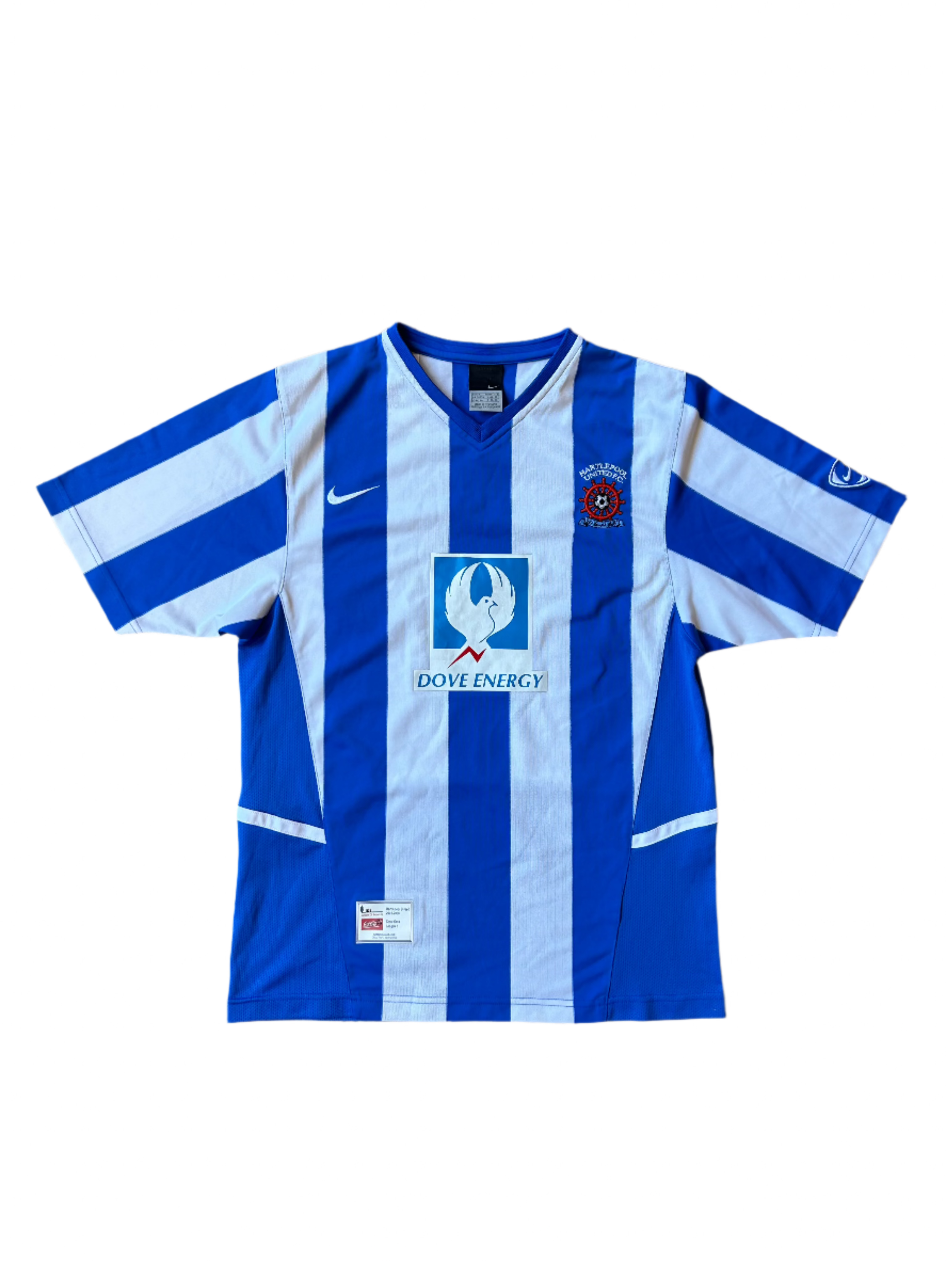 Nike - Hartlepool United 2004/06 Home Football Shirt