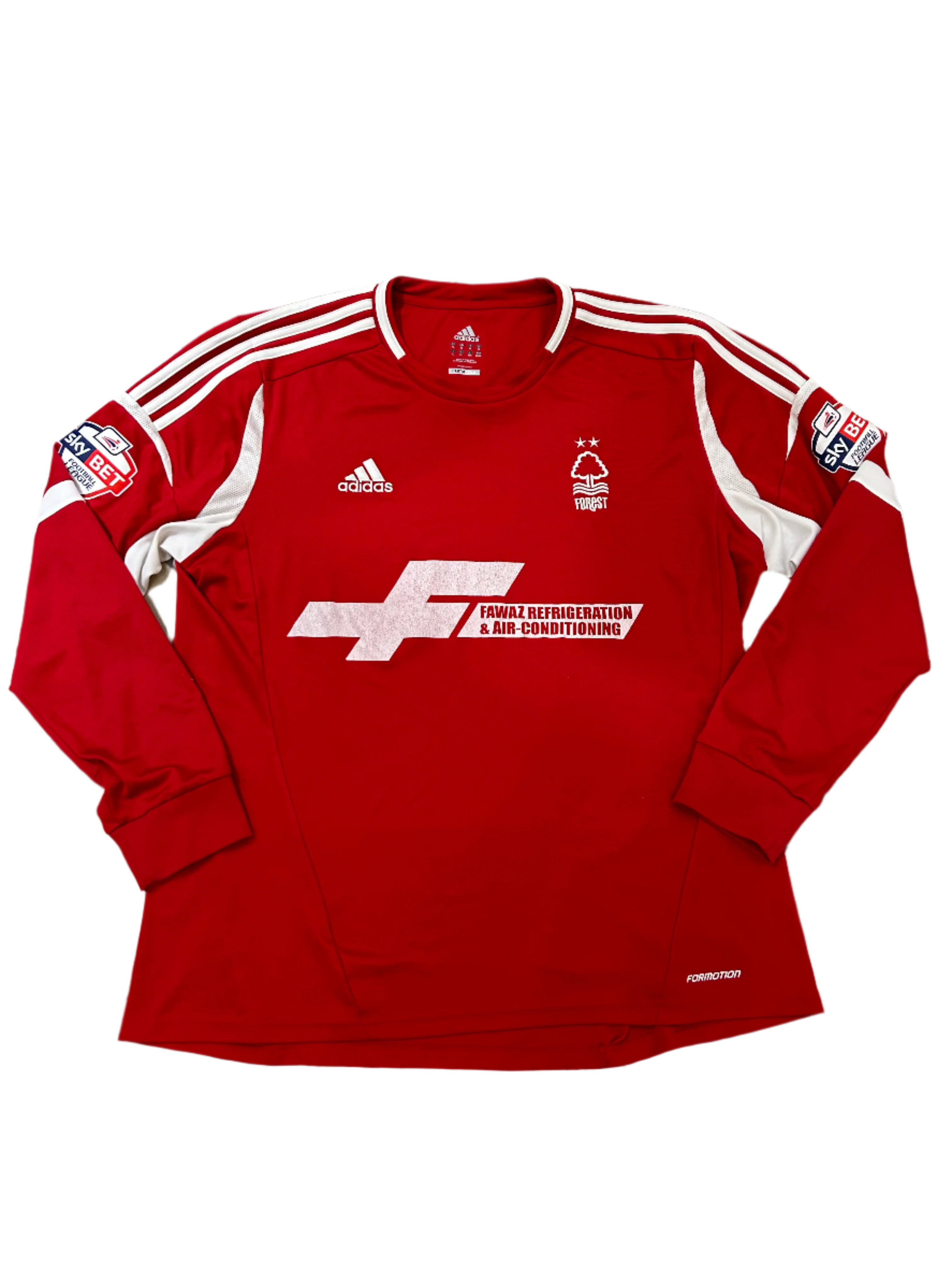 Addias - Nottingham Forest 2013/14 Home Football Shirt