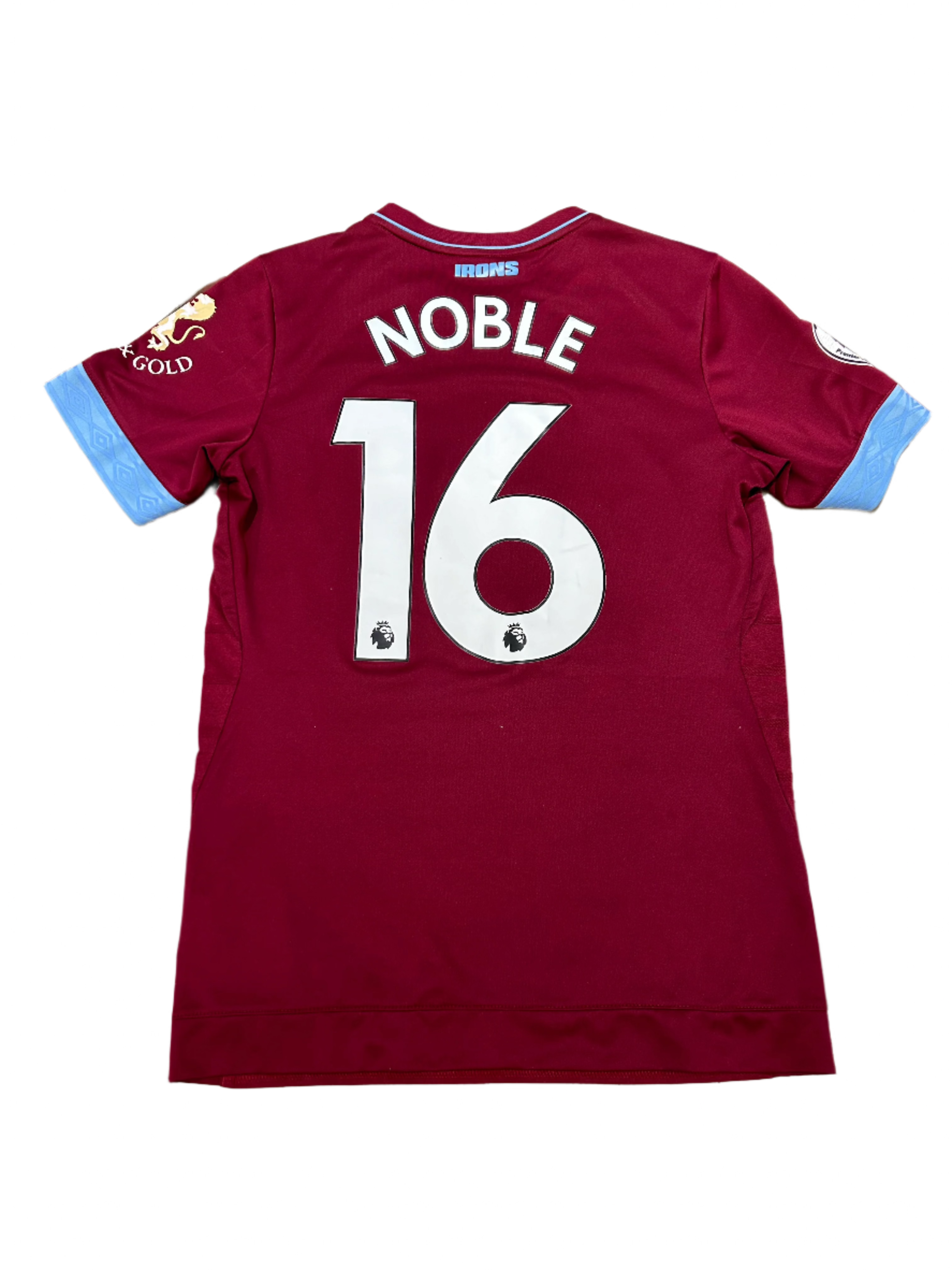 Umbro - West Ham United 2018/19 Home Football Shirt 'NOBLE'