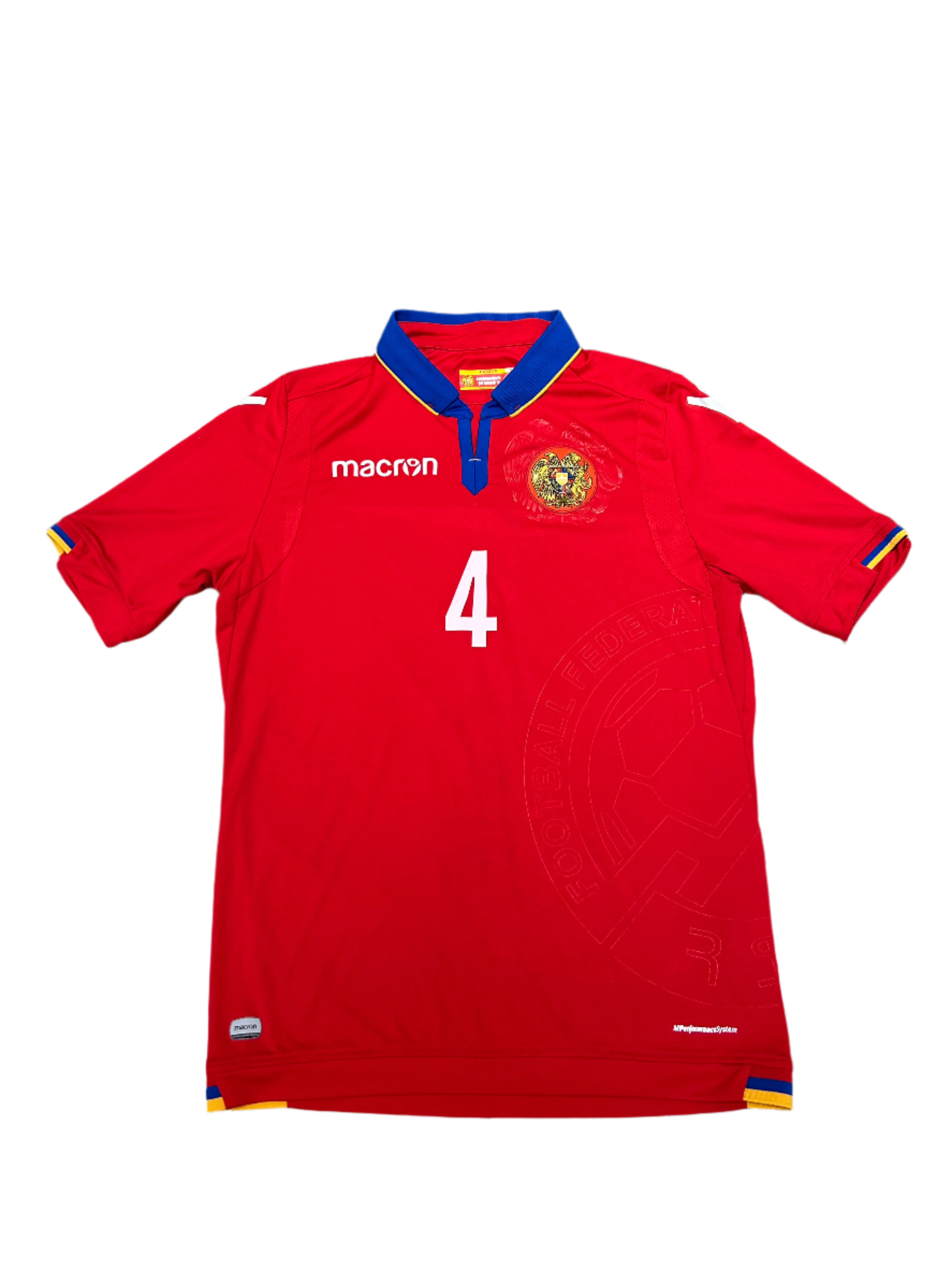 Macron - Armenia 2018 Home Football Shirt '4'