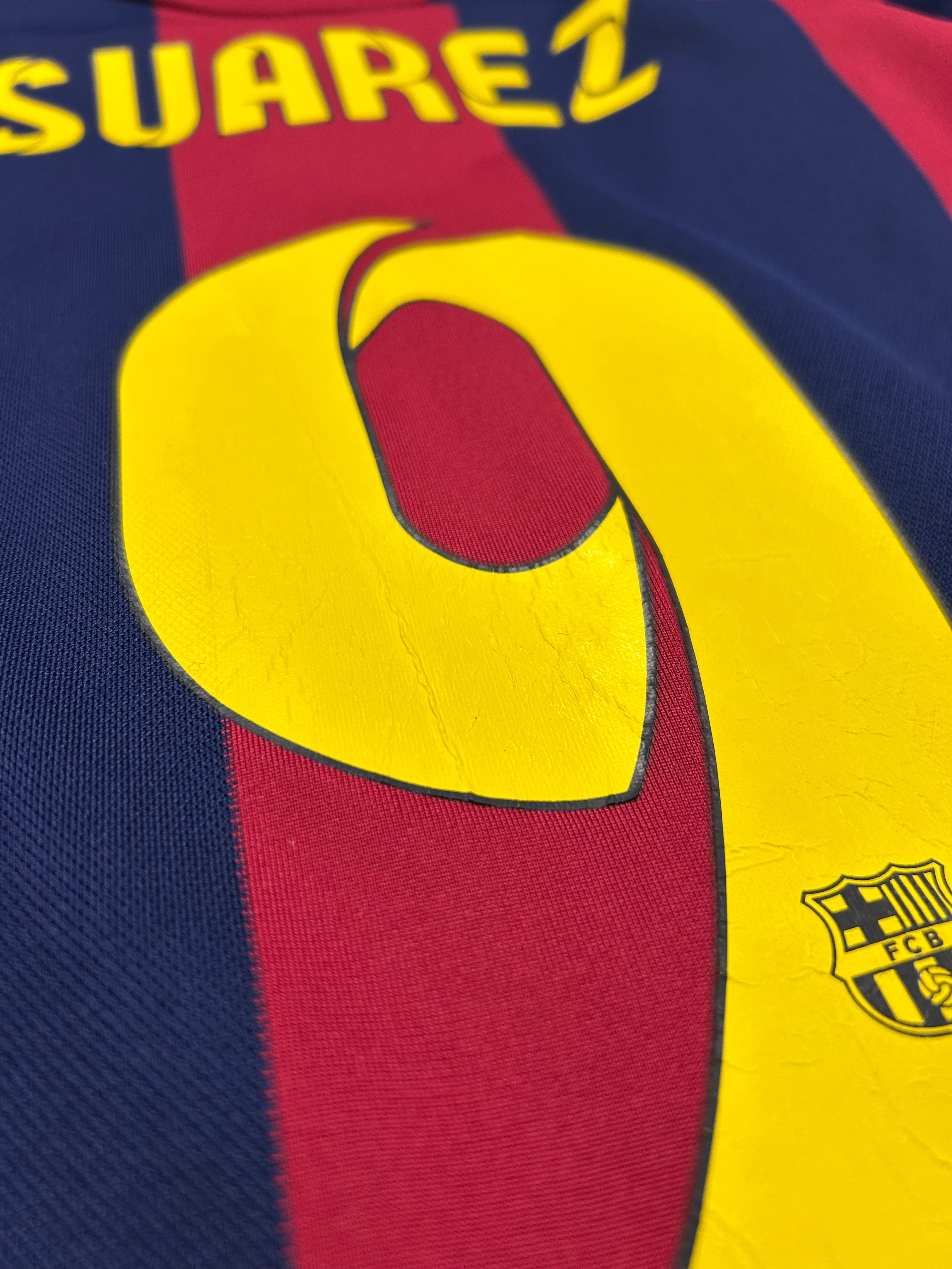 Nike - FC Barcelona 2014/15 Home Football Shirt 'SUAREZ'