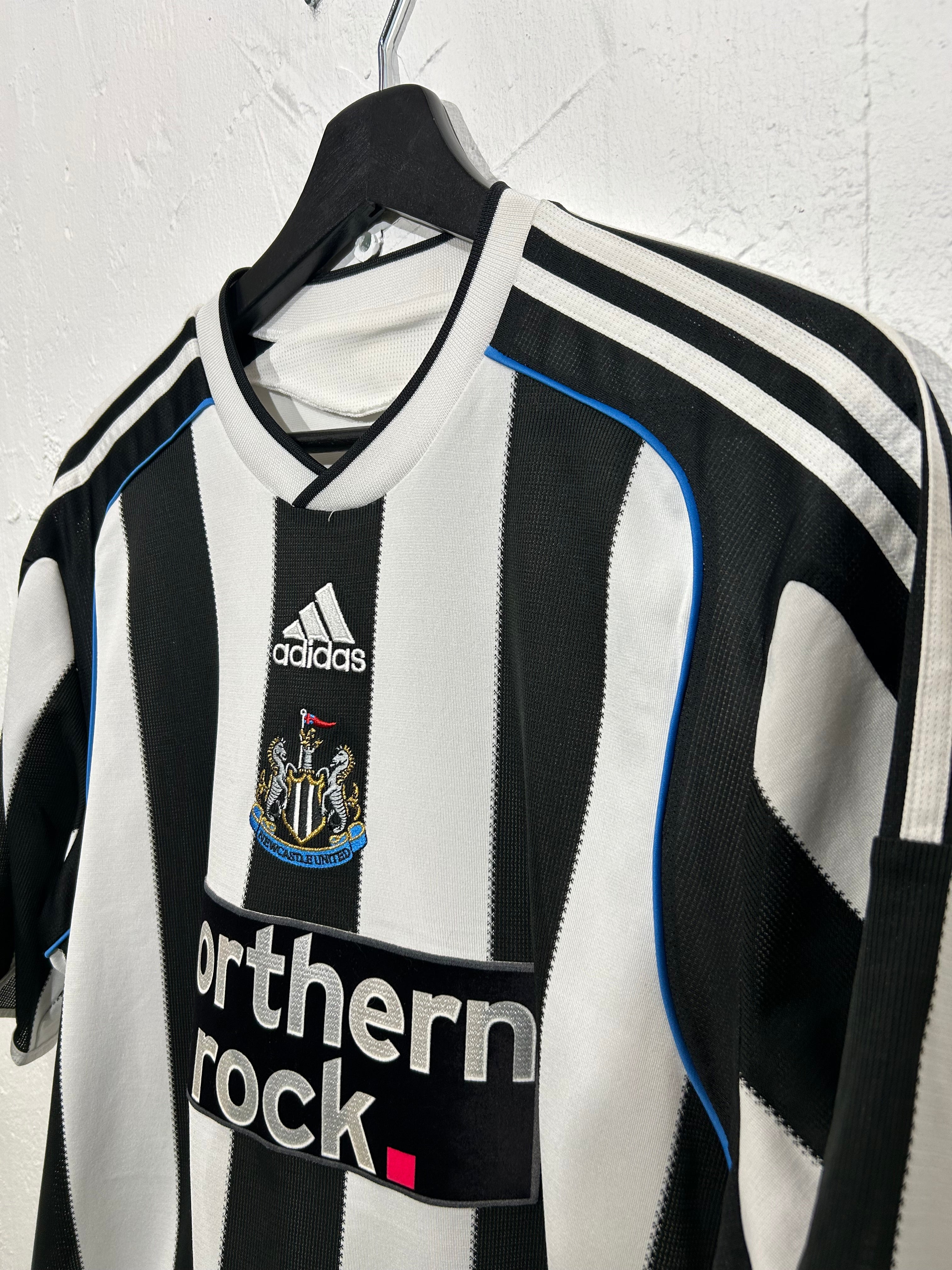 Adidas - Newcastle United 2007/09 Hjemmebanetrøje 'NAME'