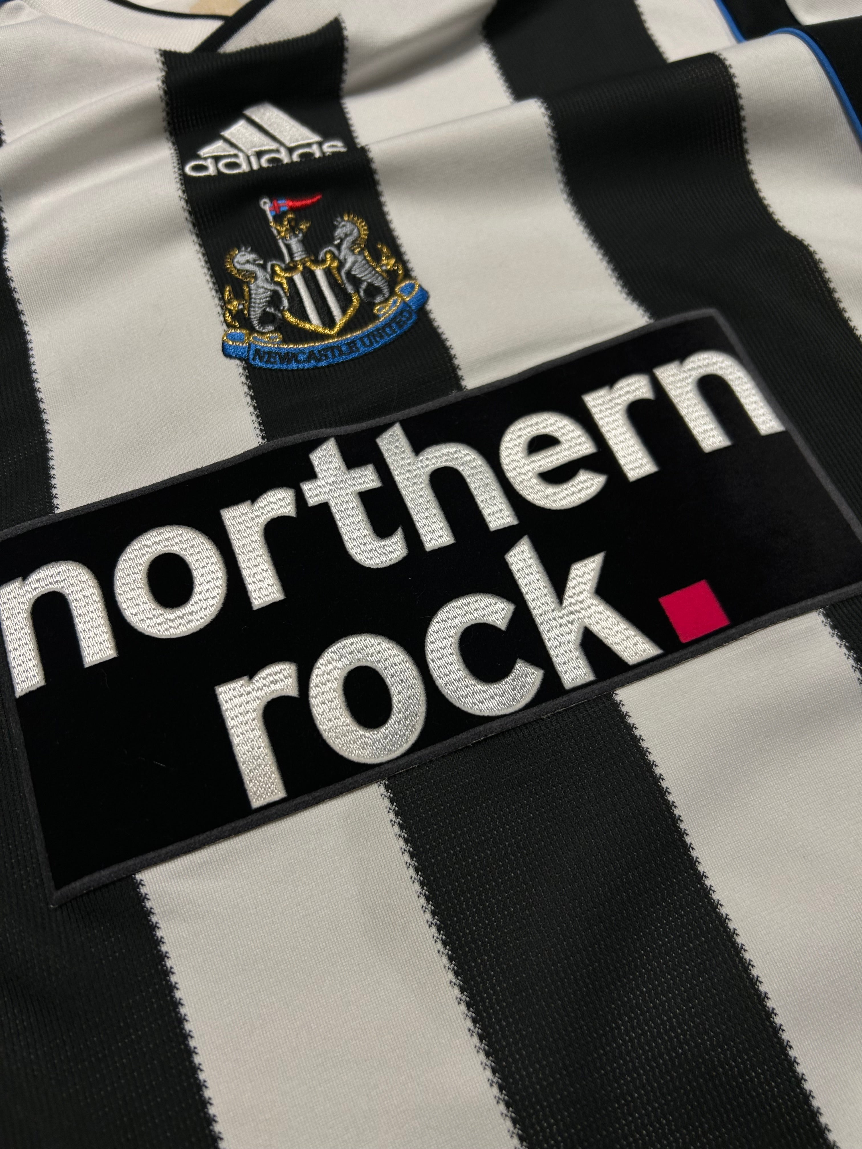 Adidas - Newcastle United 2007/09 Hjemmebanetrøje 'NAME'