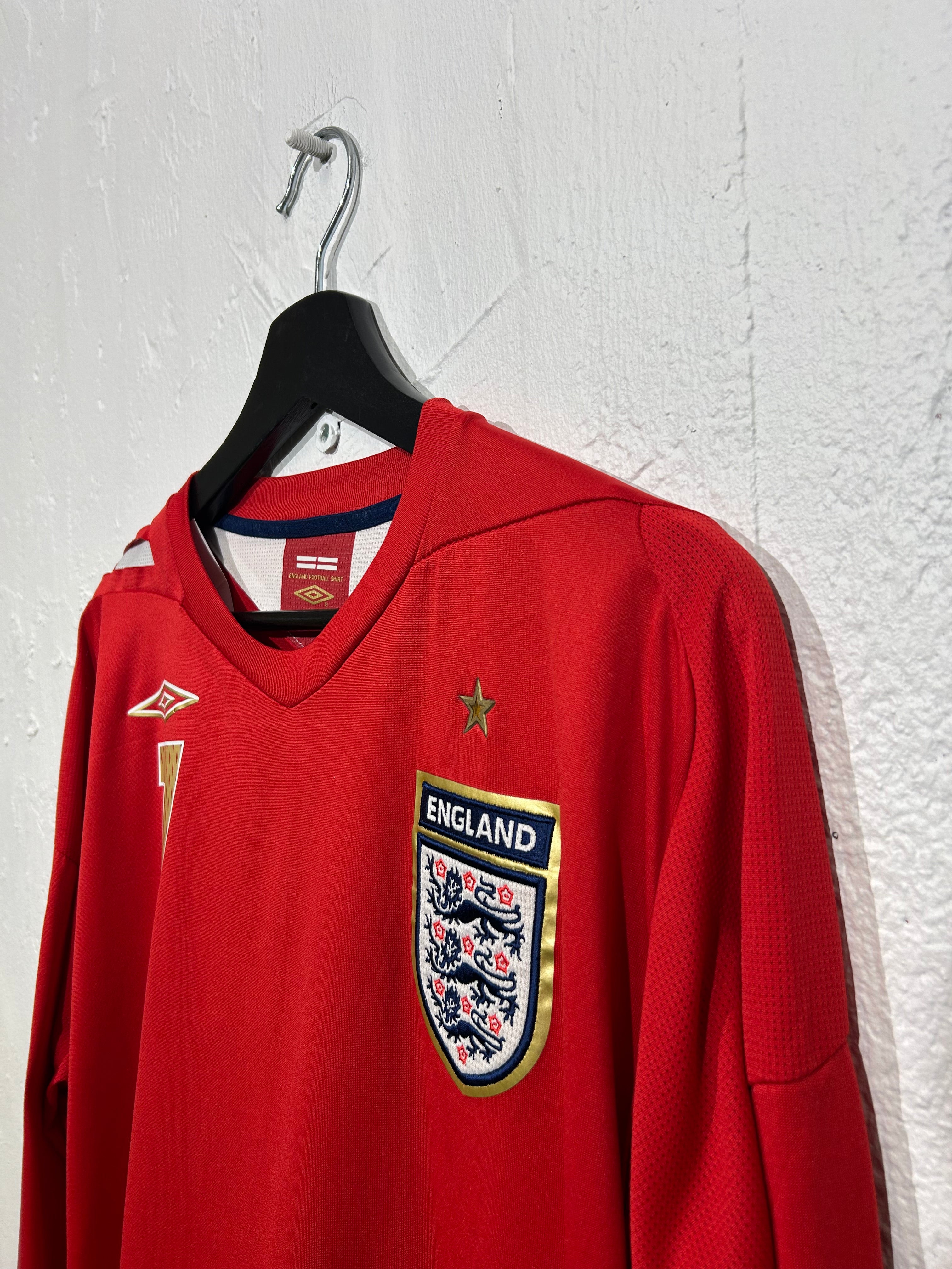 Umbro - England 2006 Away Football Shirt 'BECKHAM'