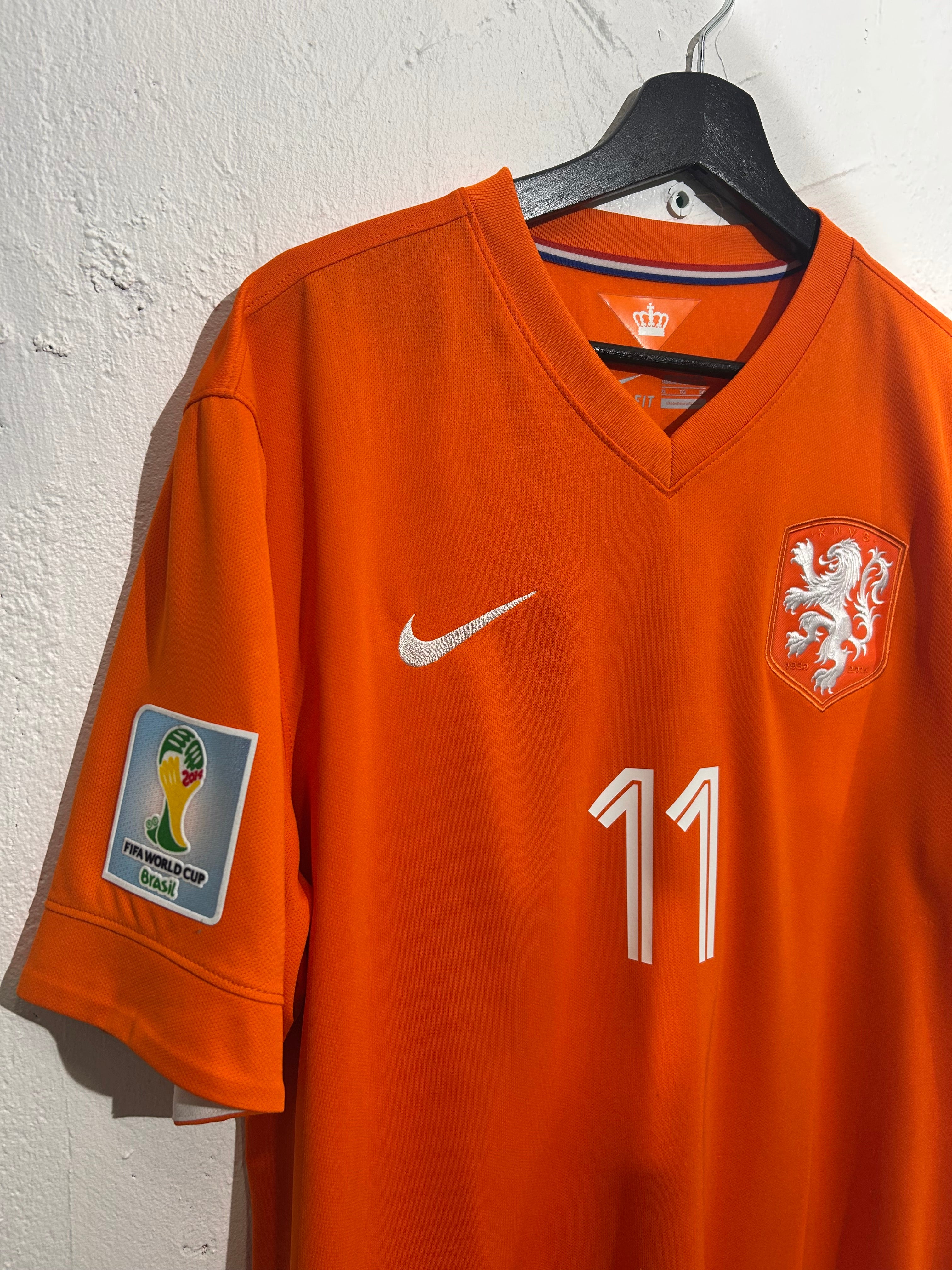 Nike - Netherlands 2014 Home Football Shirt 'ROBBEN'