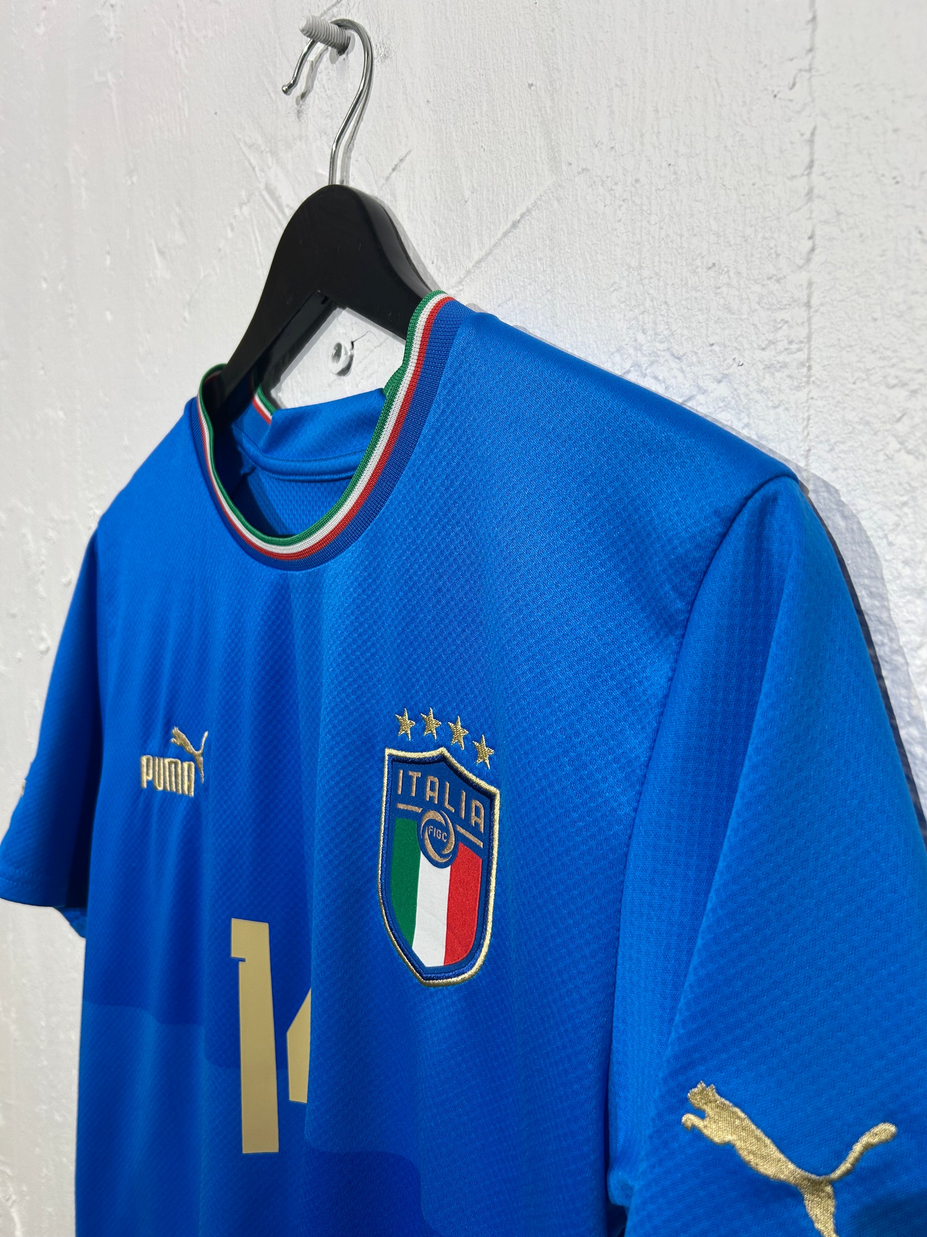 Puma - Italy 2022 Home Football Shirt 'CHIESA'