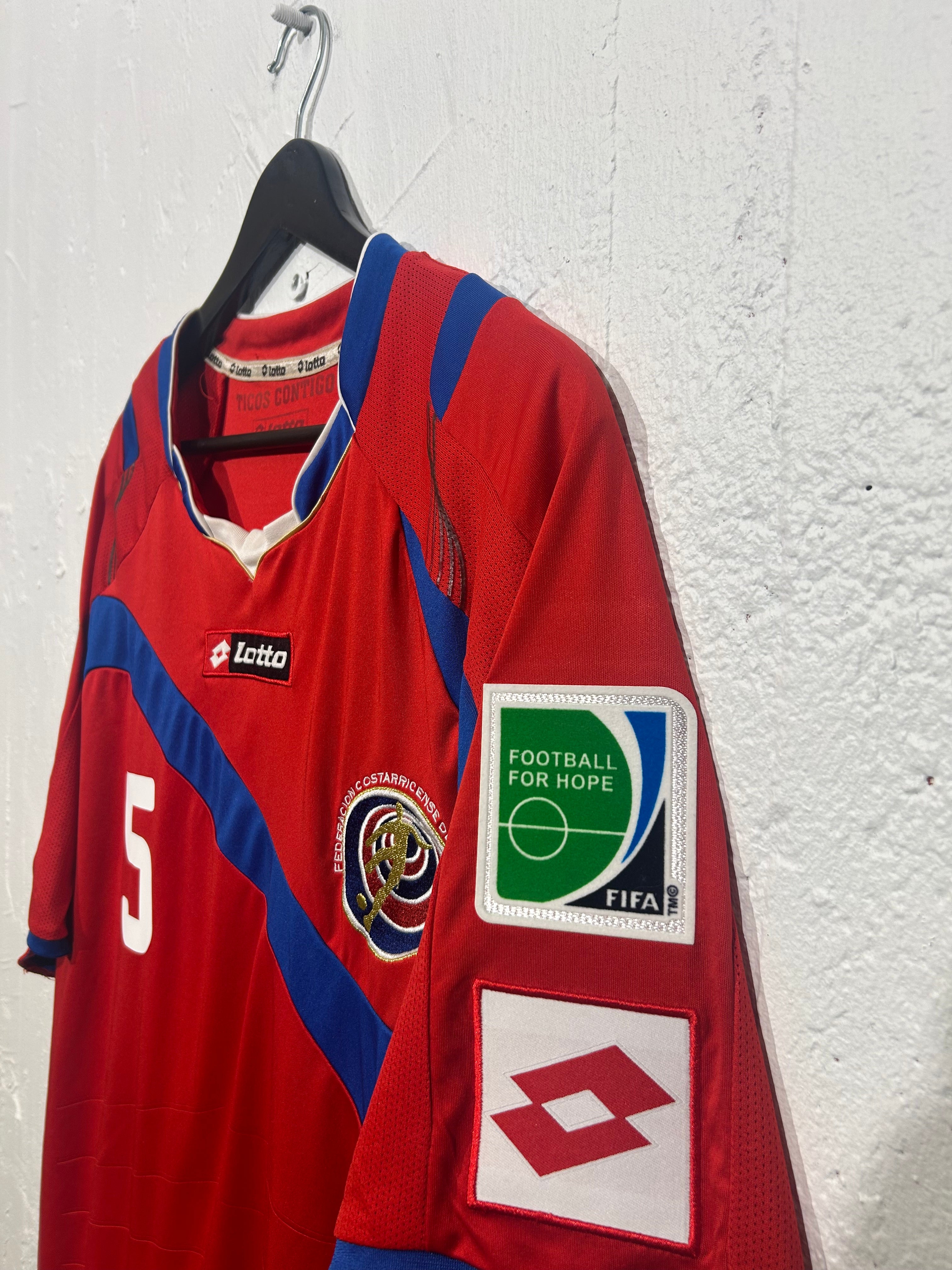 Lotto - Costa Rica 2014 Home Football Shirt 'BORGES C.'