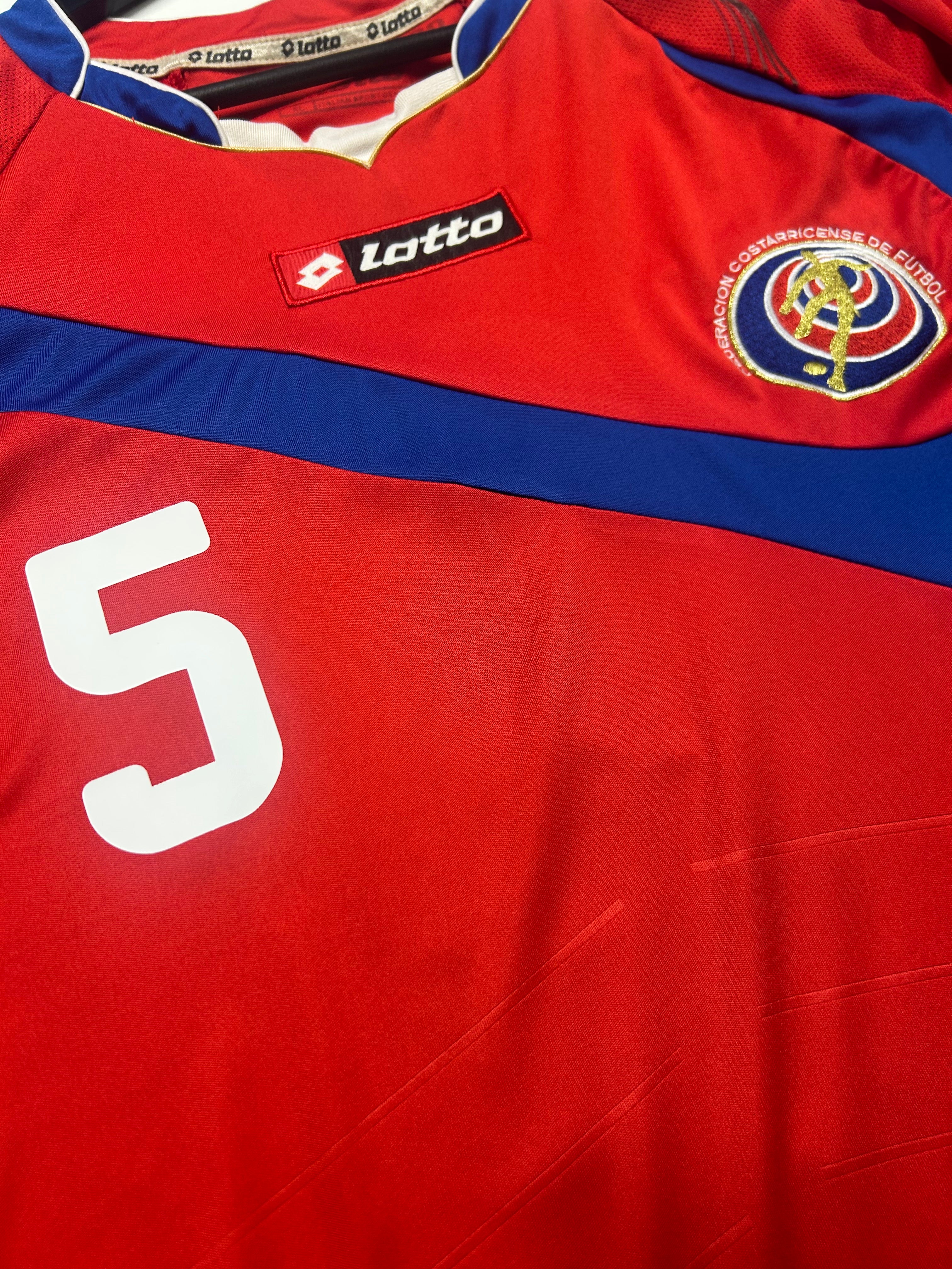 Lotto - Costa Rica 2014 Home Football Shirt 'BORGES C.'