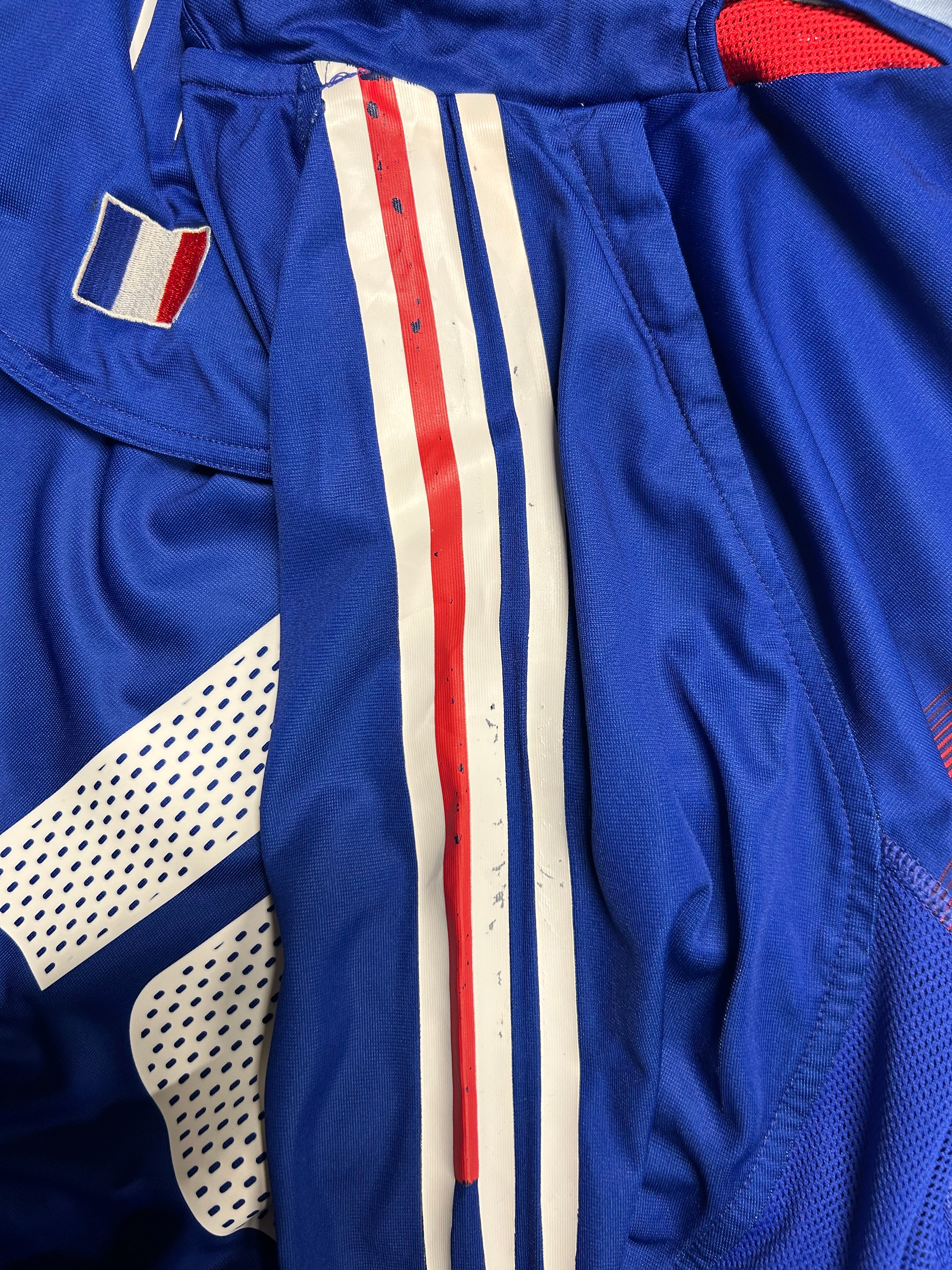 Adidas - France 2004 Home Football Shirt 'ZIDANE'