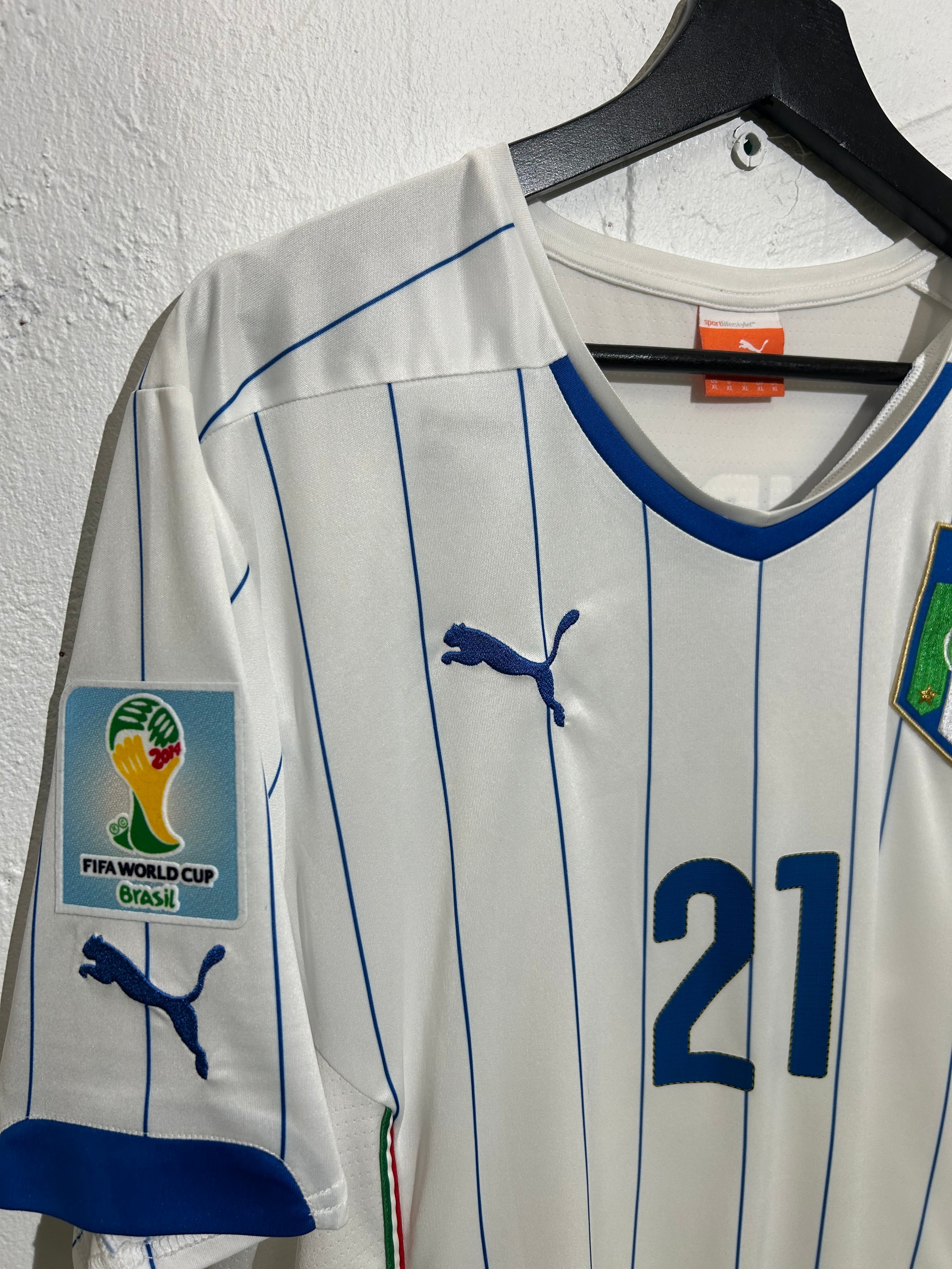 Puma - Italy 2014 Away Football Shirt 'PIRLO'
