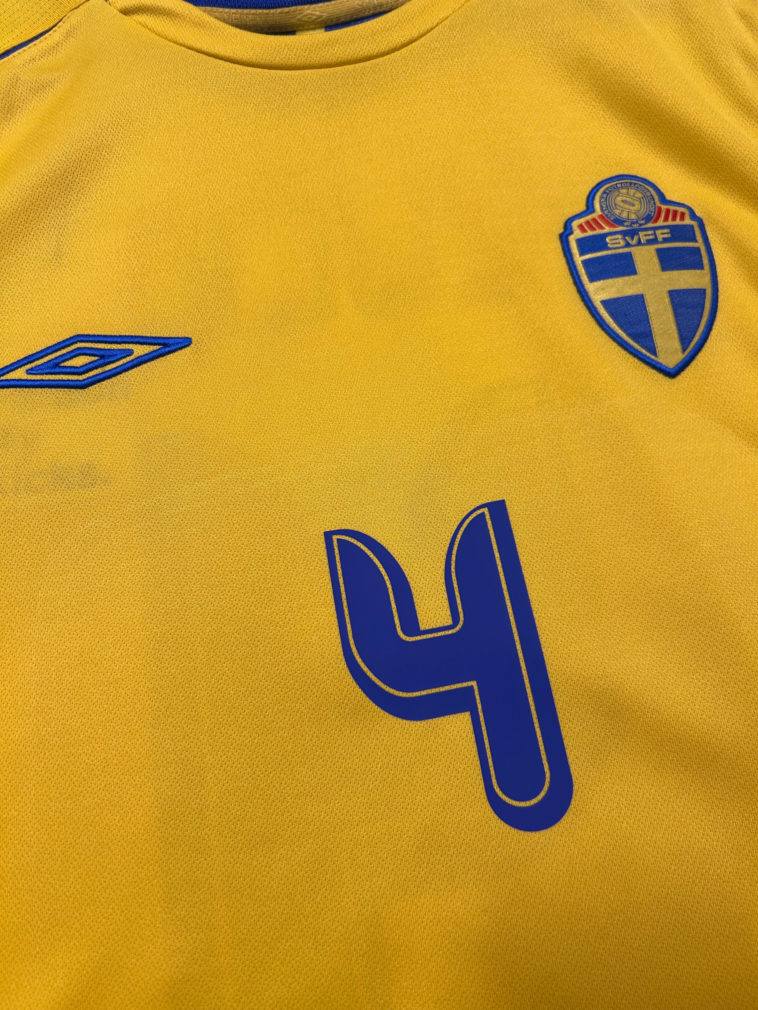 Umbro - Sweden 2006 Home Football Shirt 'LUCIC'