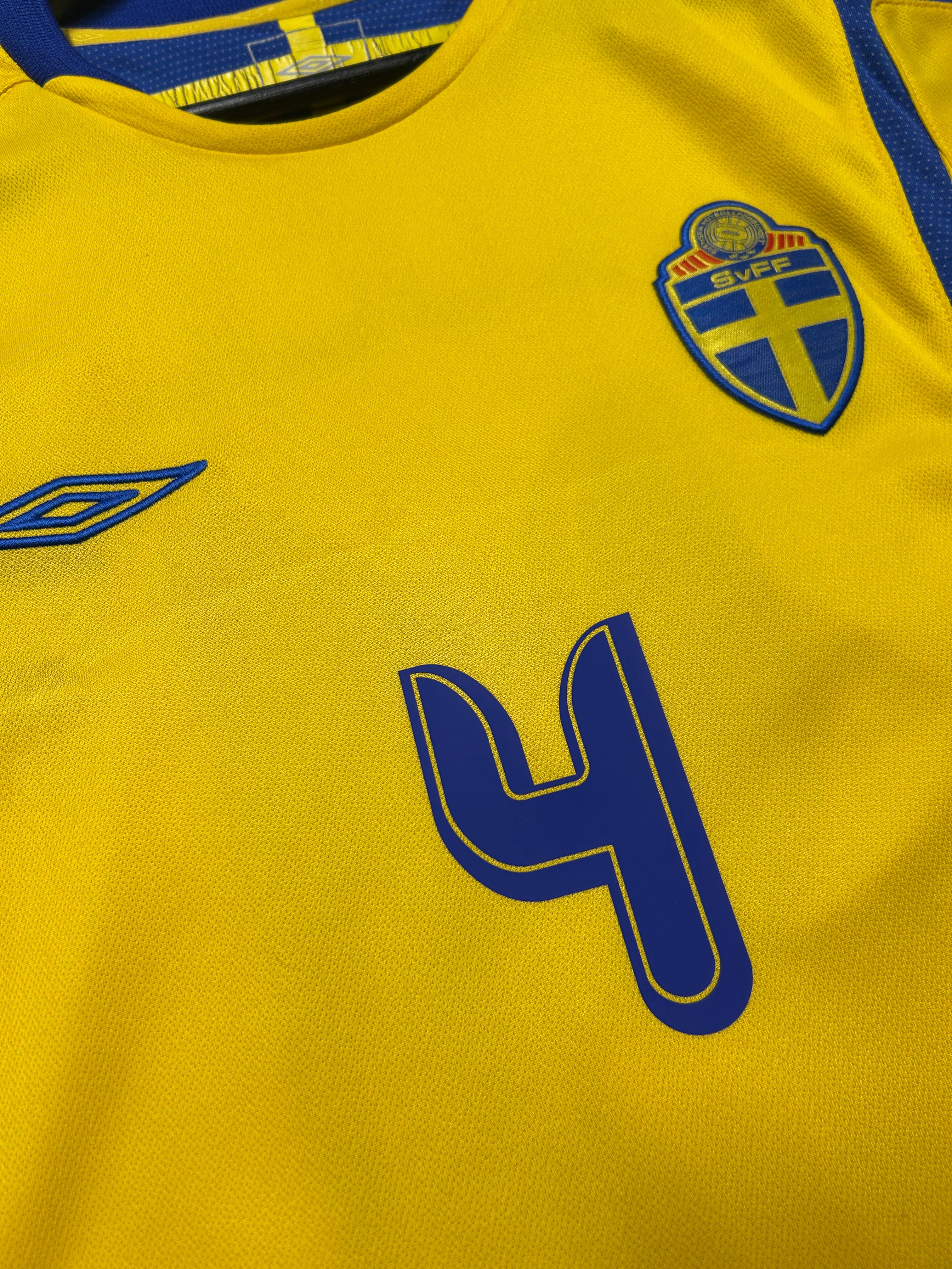 Umbro - Sweden 2006 Home Football Shirt 'LUCIC'
