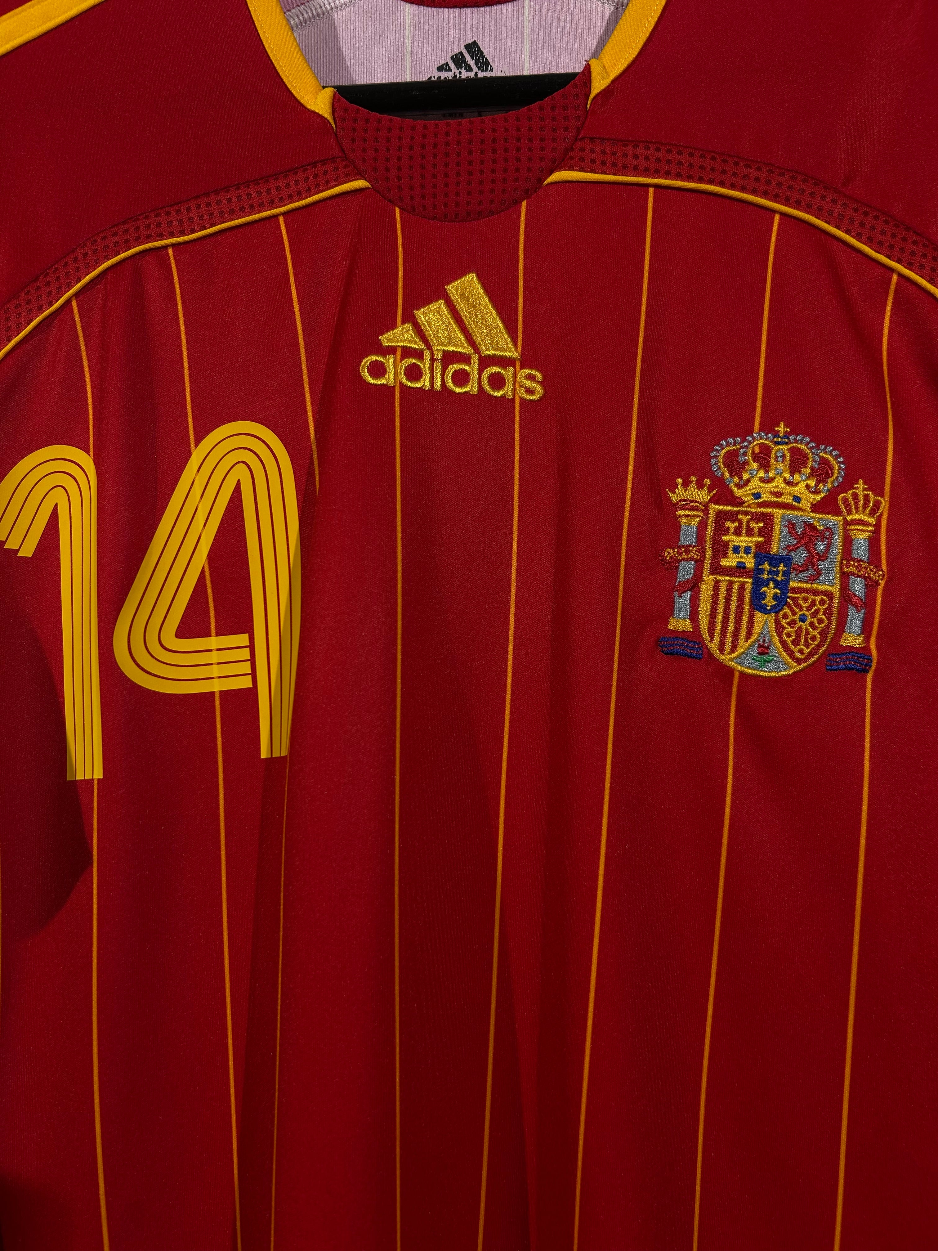Adidas - Spain 2006 Home Football Shirt 'ALONSO'