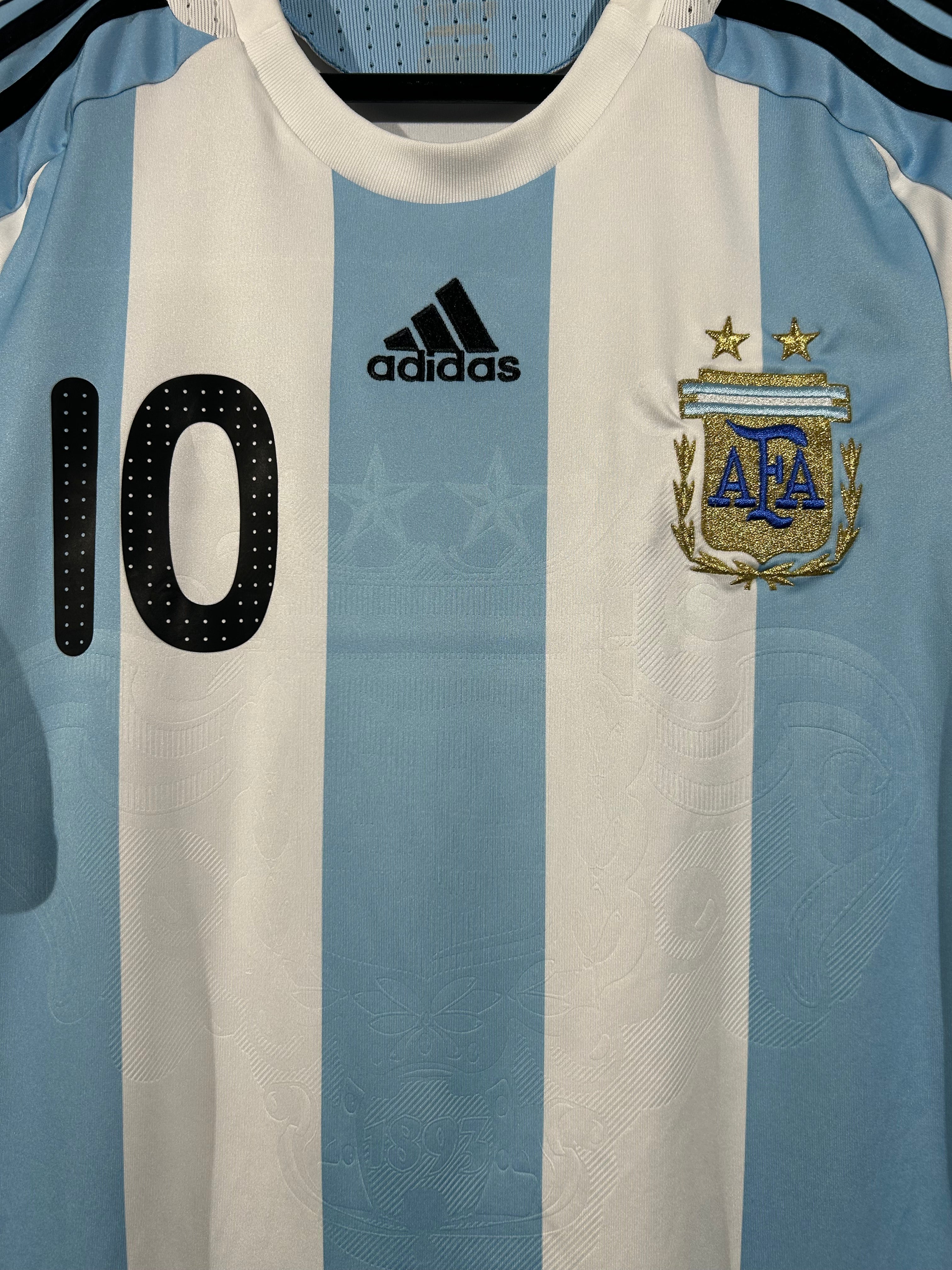 Adidas - Argentina 2008 Home Football Shirt 'MESSI'