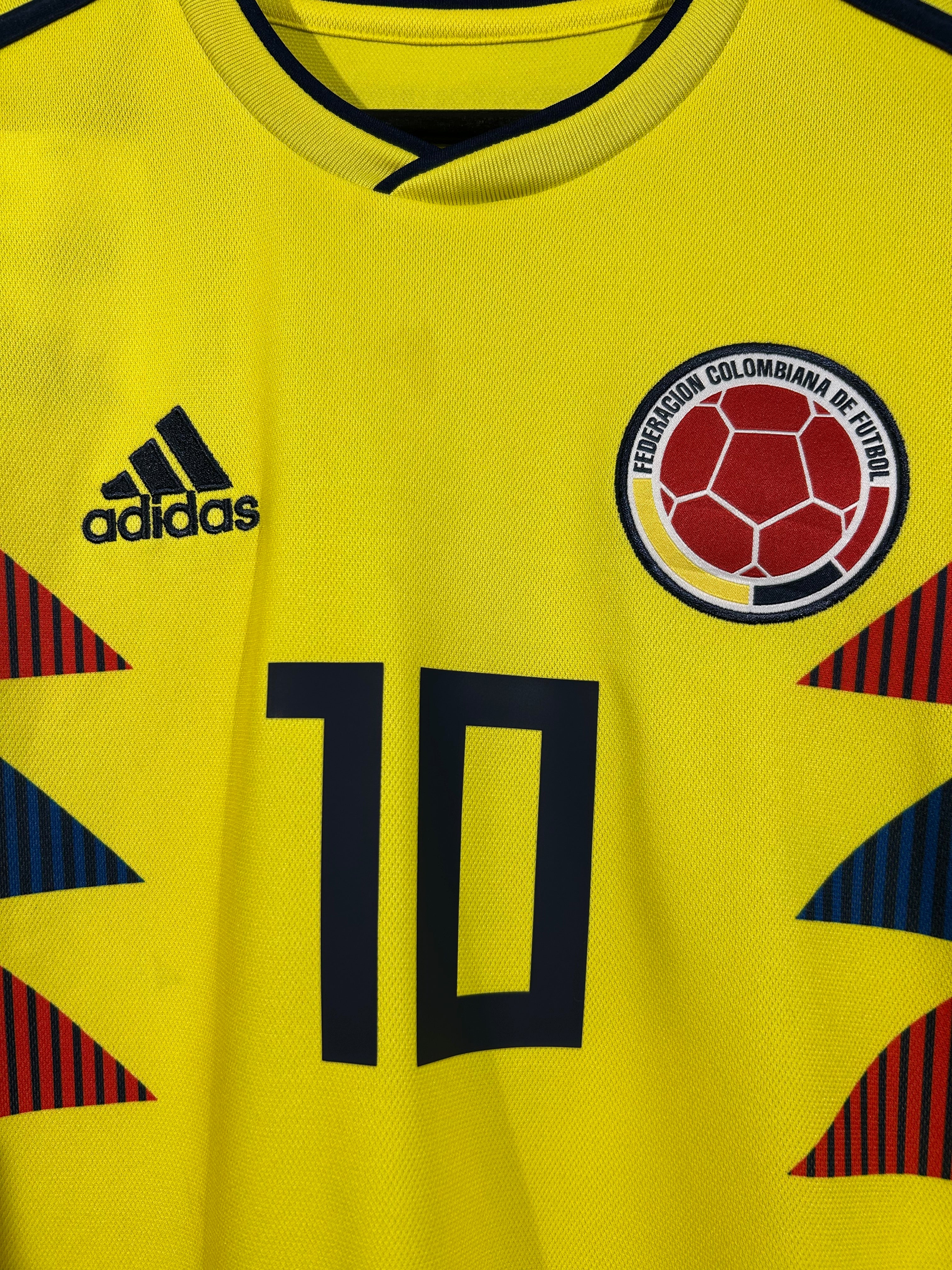 Adidas - Colombia 2018 Home Football Shirt 'JAMES'
