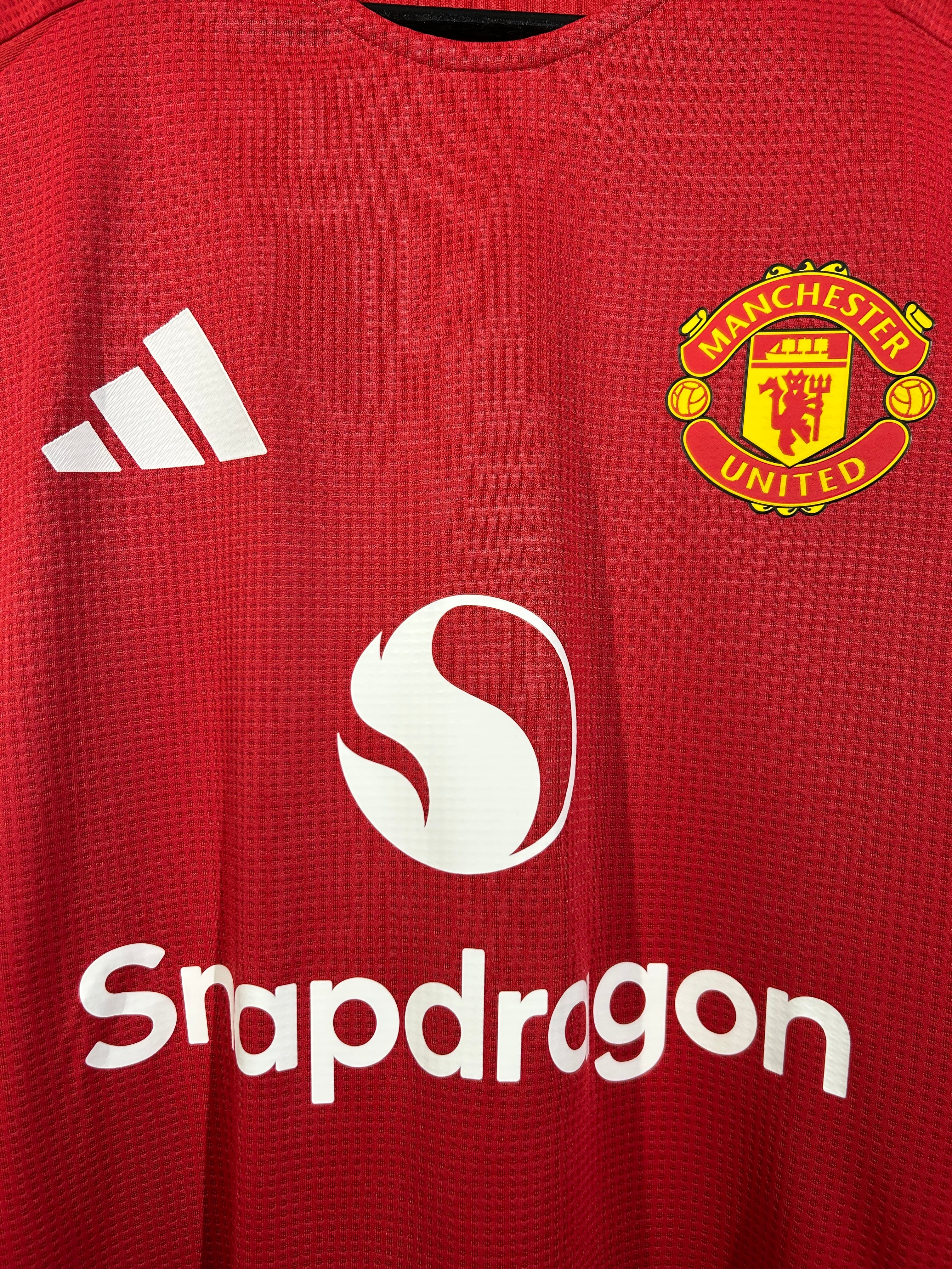 Adidas - Manchester United 2024/25 Home Football Shirt Player Version 'B.FERNANDES'