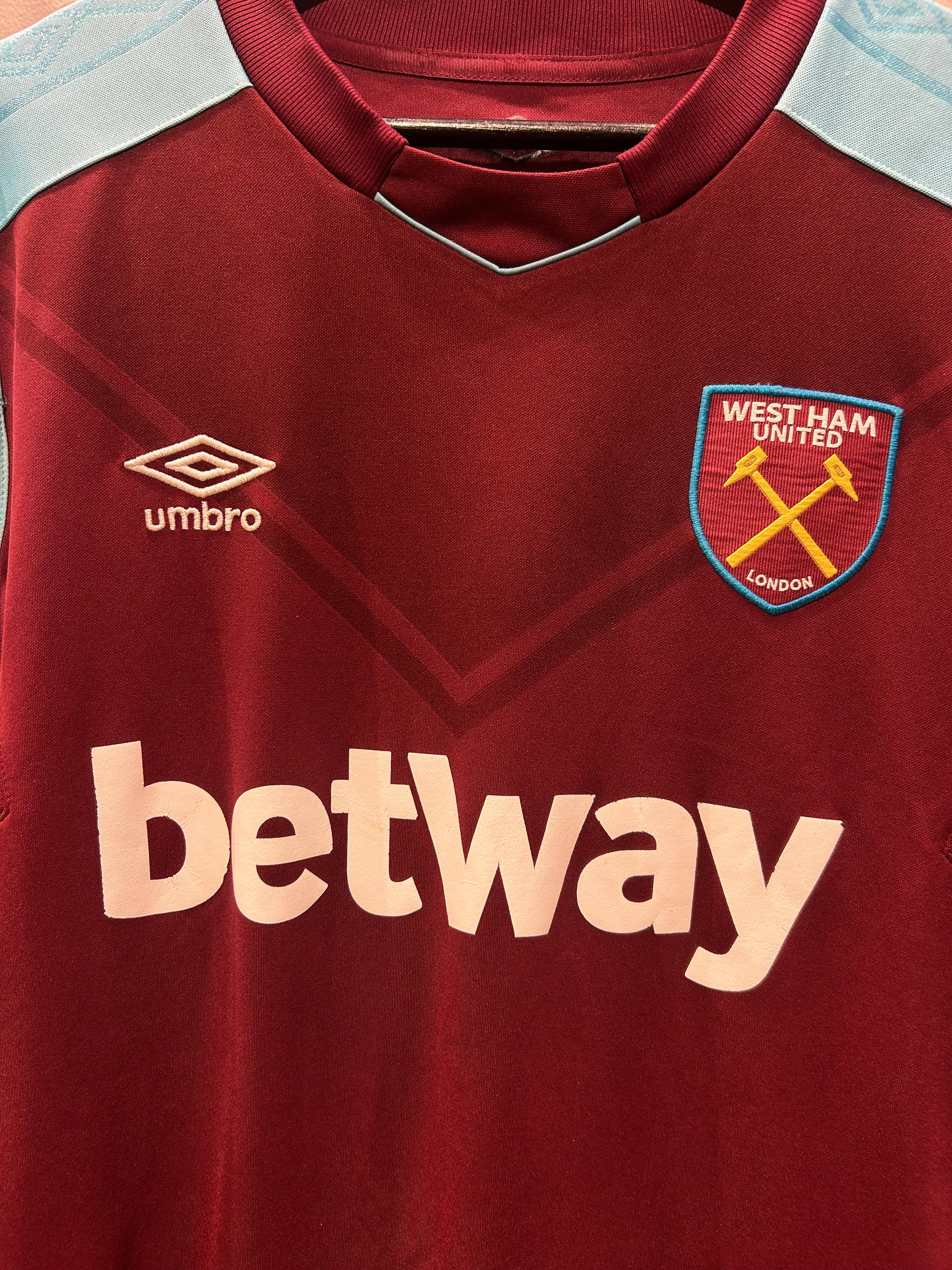 Umbro - West Ham United 2017/18 Home Football Shirt 'NOBLE'