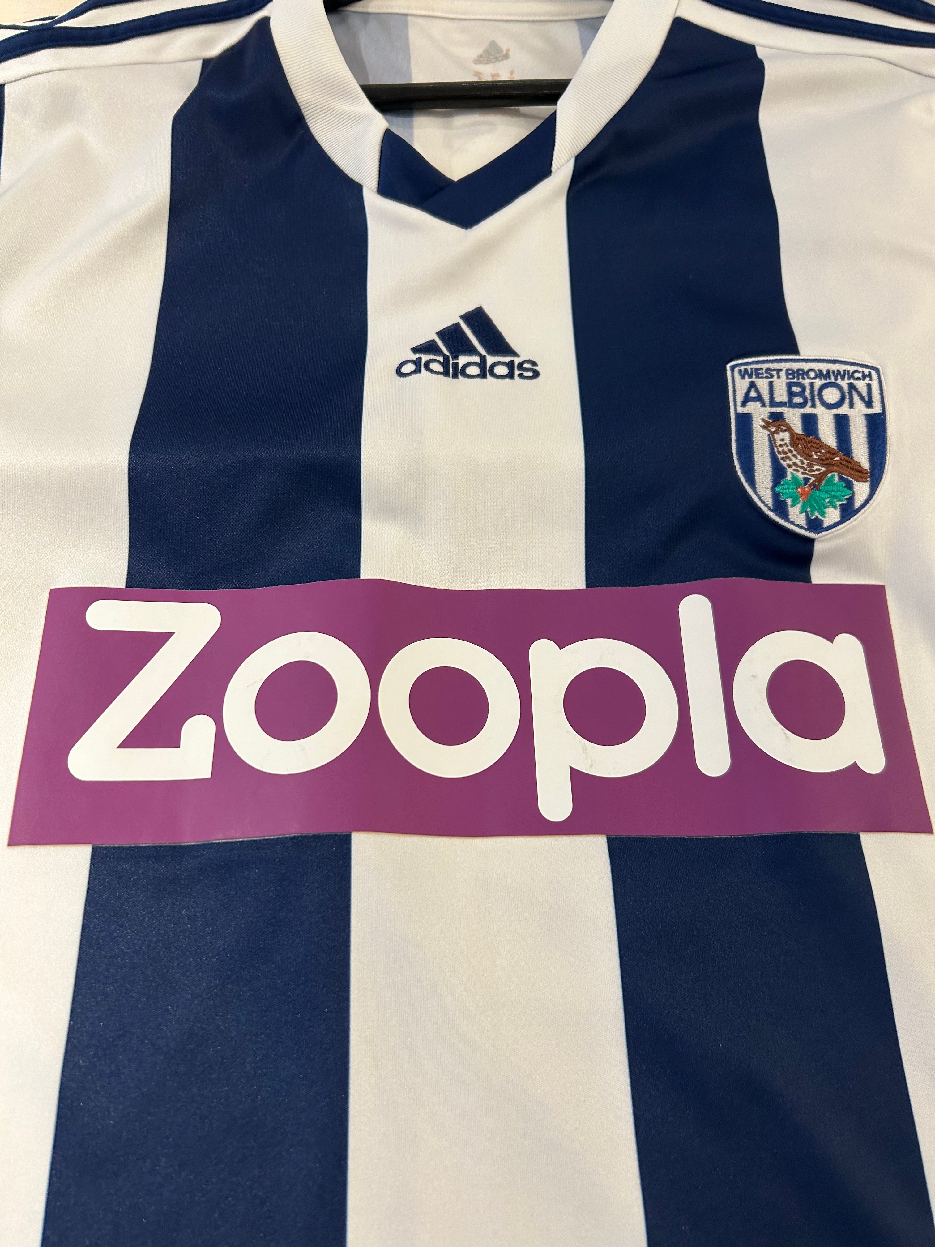 Adidas - West Bromwich Albion 2013/14 Home Football Shirt 'OLSSON'
