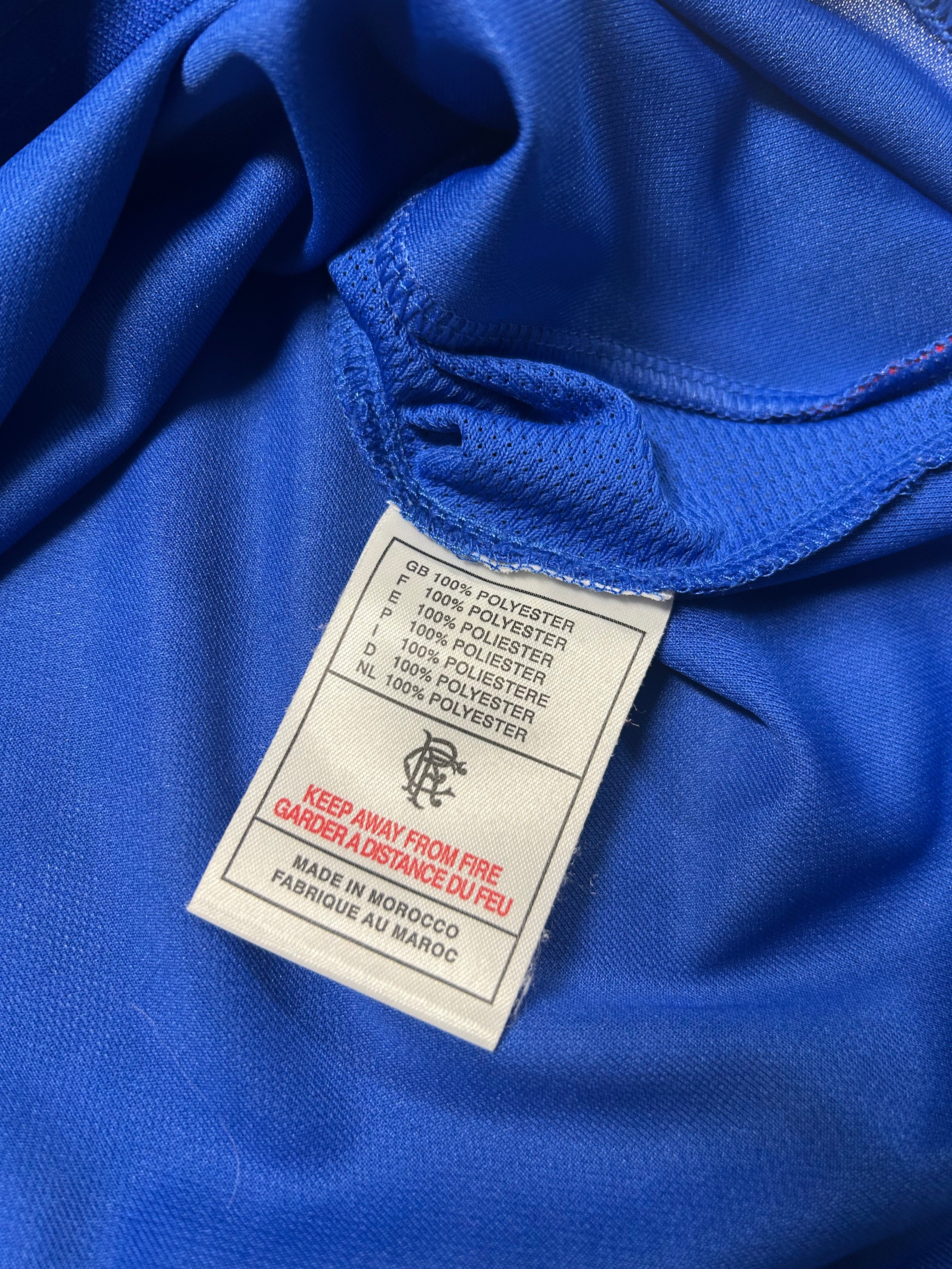 Diadora - Glasgow Rangers 2002/03 Home Football Shirt 'CANIGGIA'