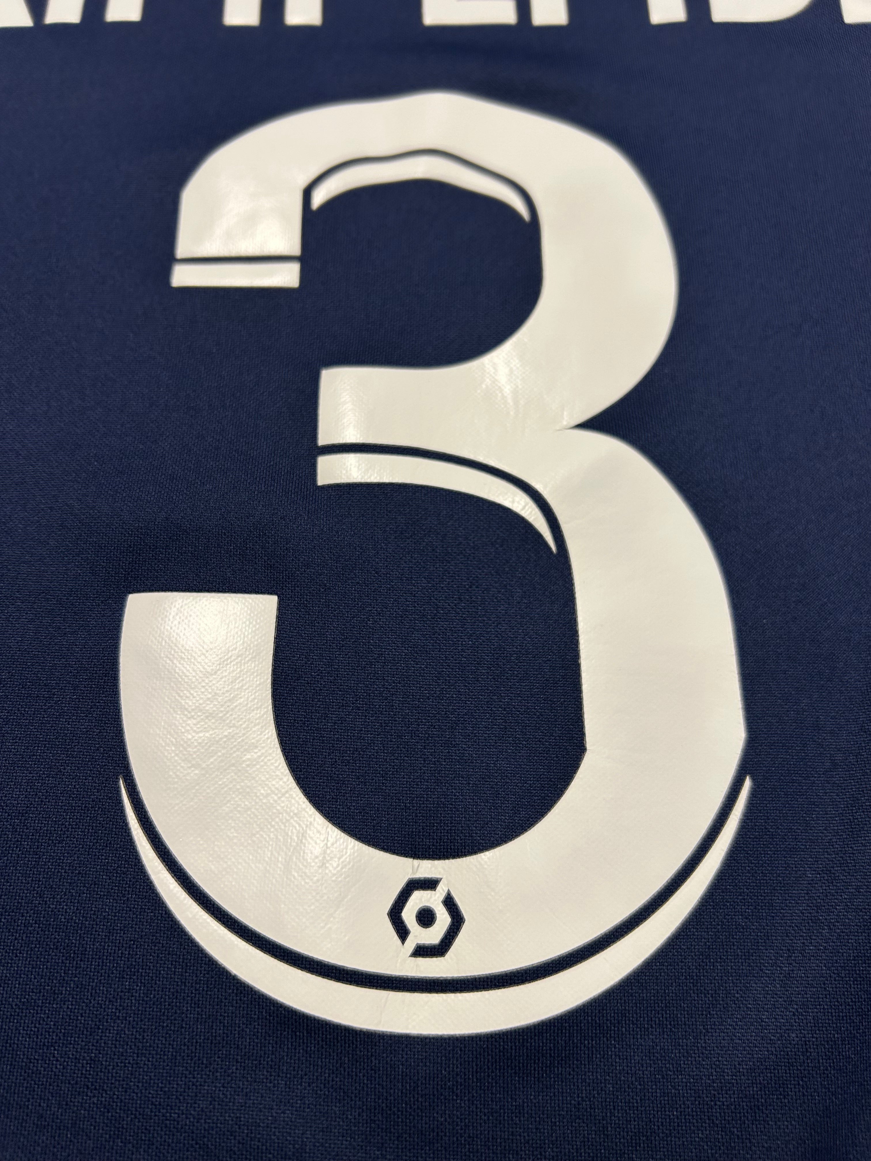 Nike Air Jordan - Paris Saint-Germain 2021/22 Home Football Shirt 'KIMPEMBE'