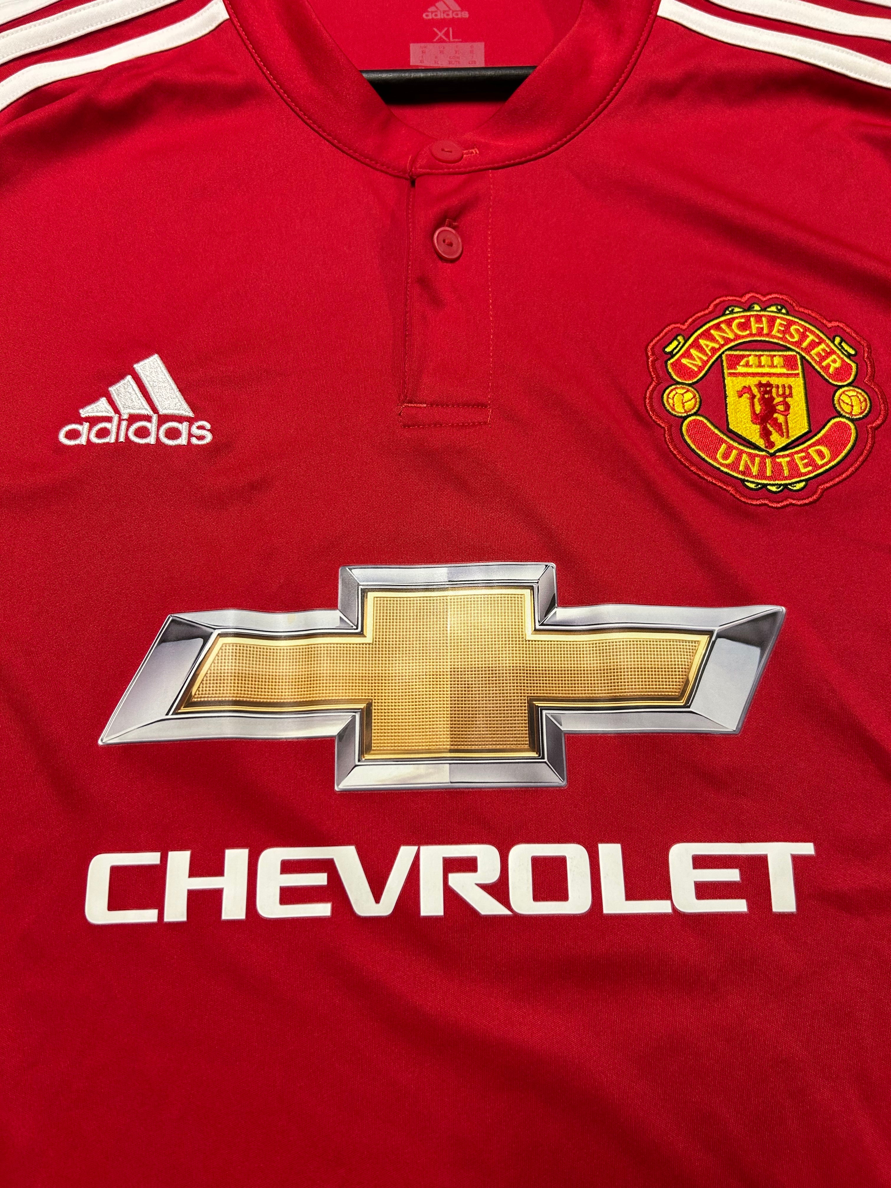 Adidas - Manchester United 2017/18 Home Football Shirt 'LUKAKU'