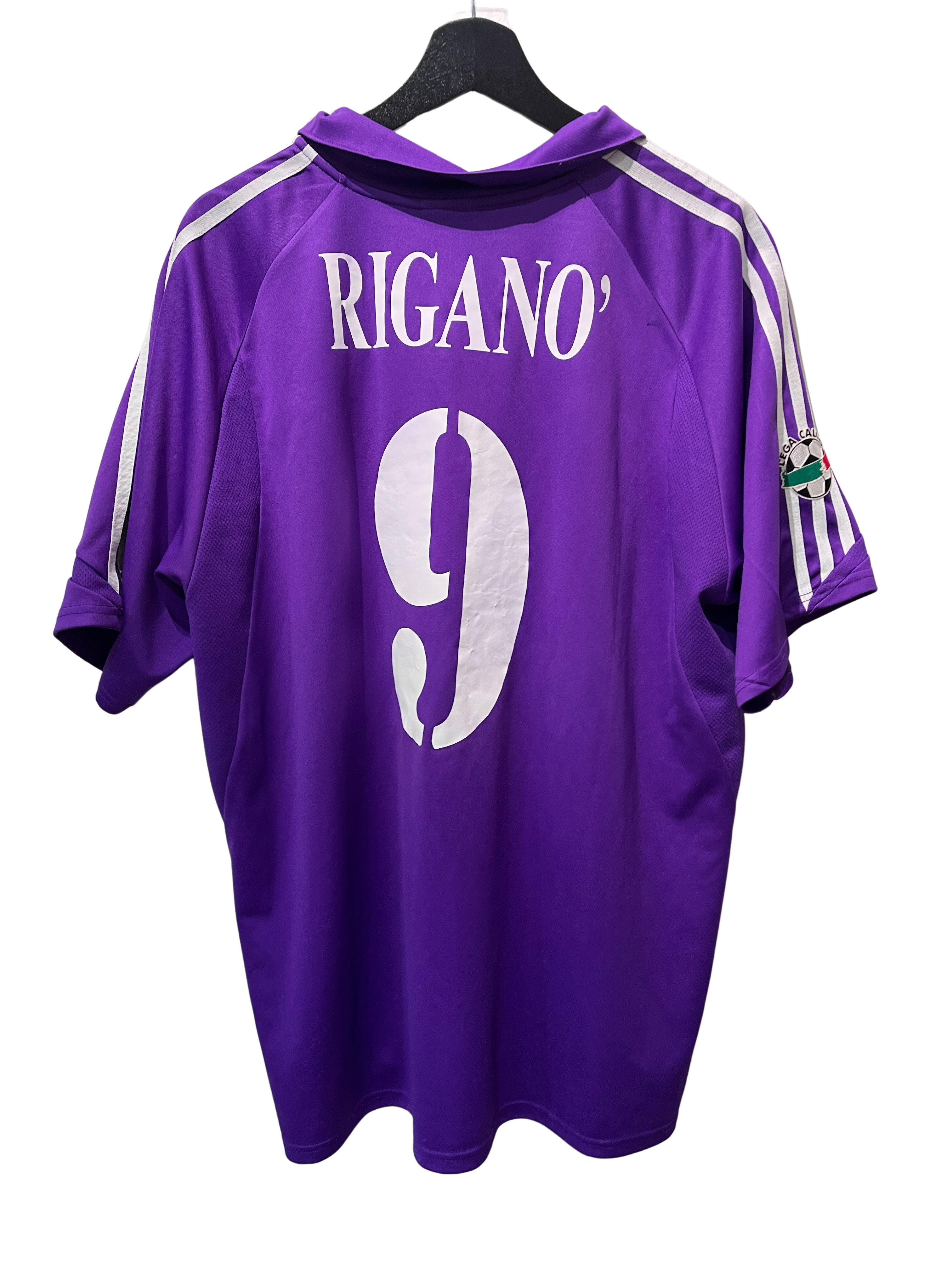 Adidas - Fiorentina 2003/04 Home Football Shirt 'RIGANO'