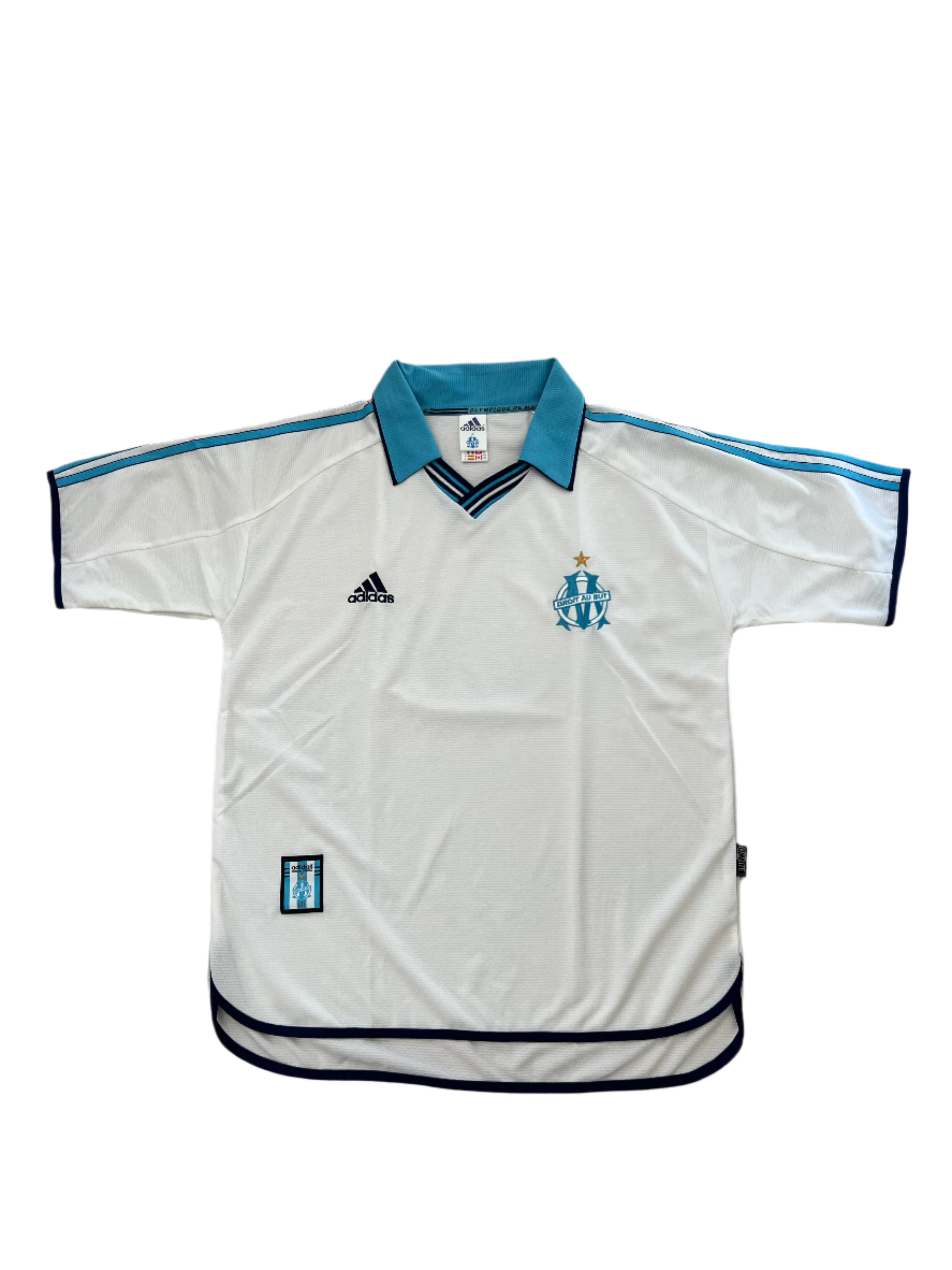 Adidas - Marseille 1999/00 Home Football Shirt