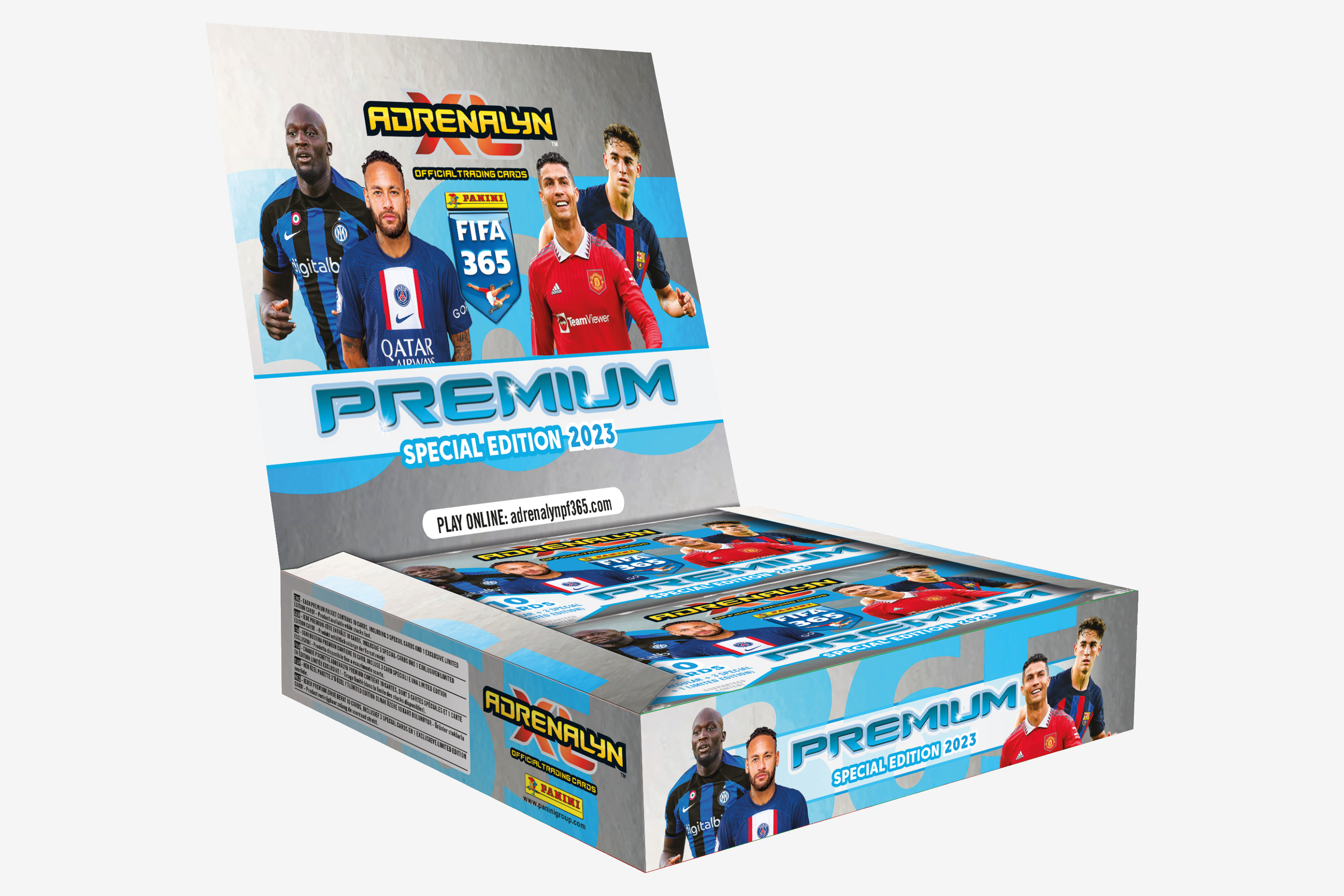 Panini FIFA 365 Adrenalyn XL 2023 Premium Booster Box (10 Packs)
