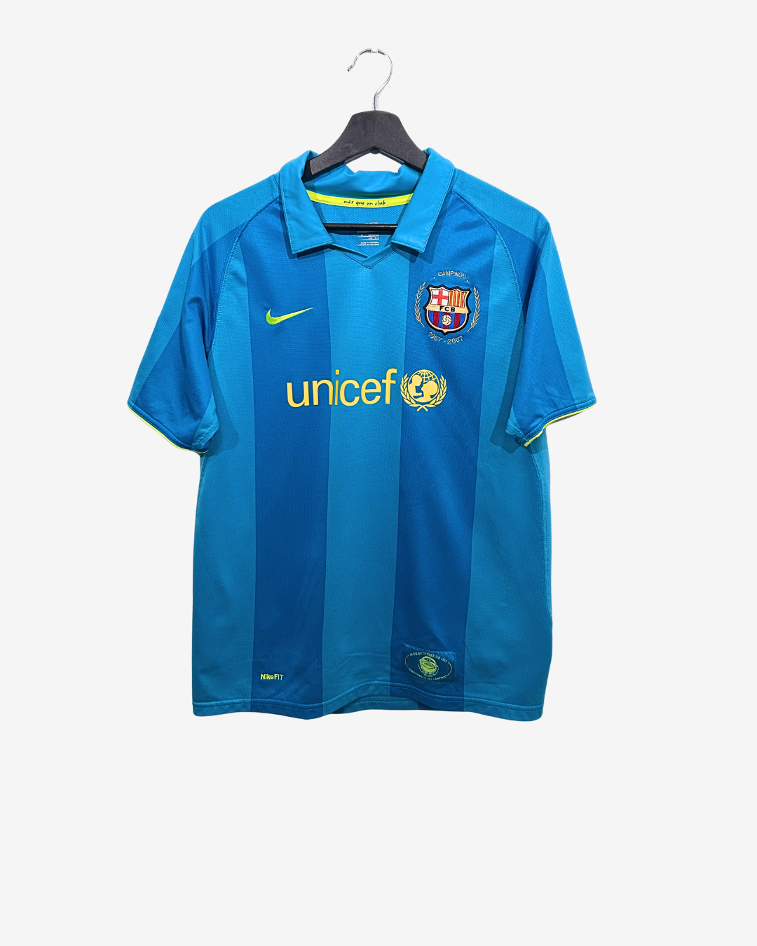 Nike - FC Barcelona 2007/08 Away Football Shirt 'A.INIESTA'