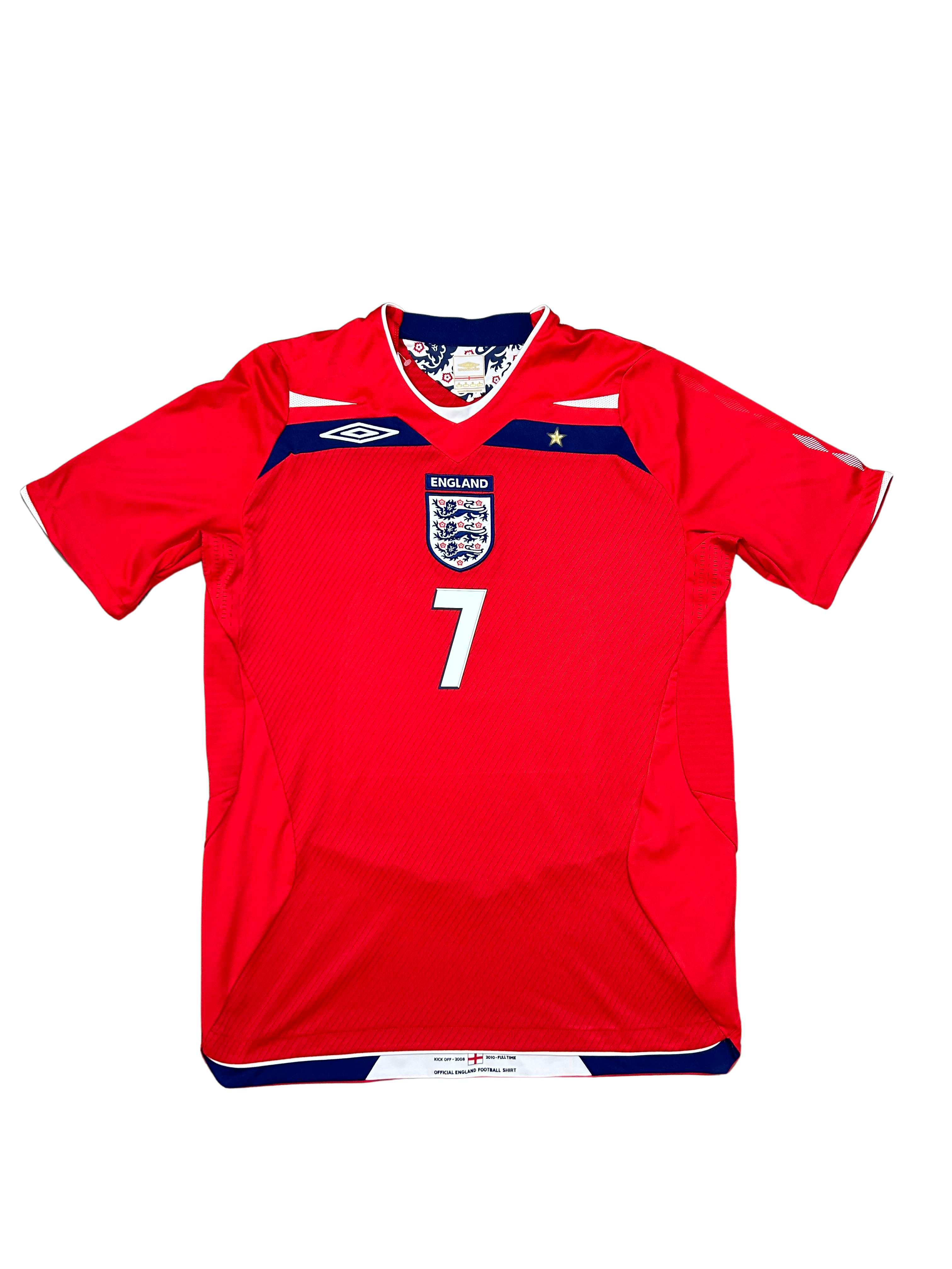 Umbro England 2008 Away Football Shirt 'BECKHAM'