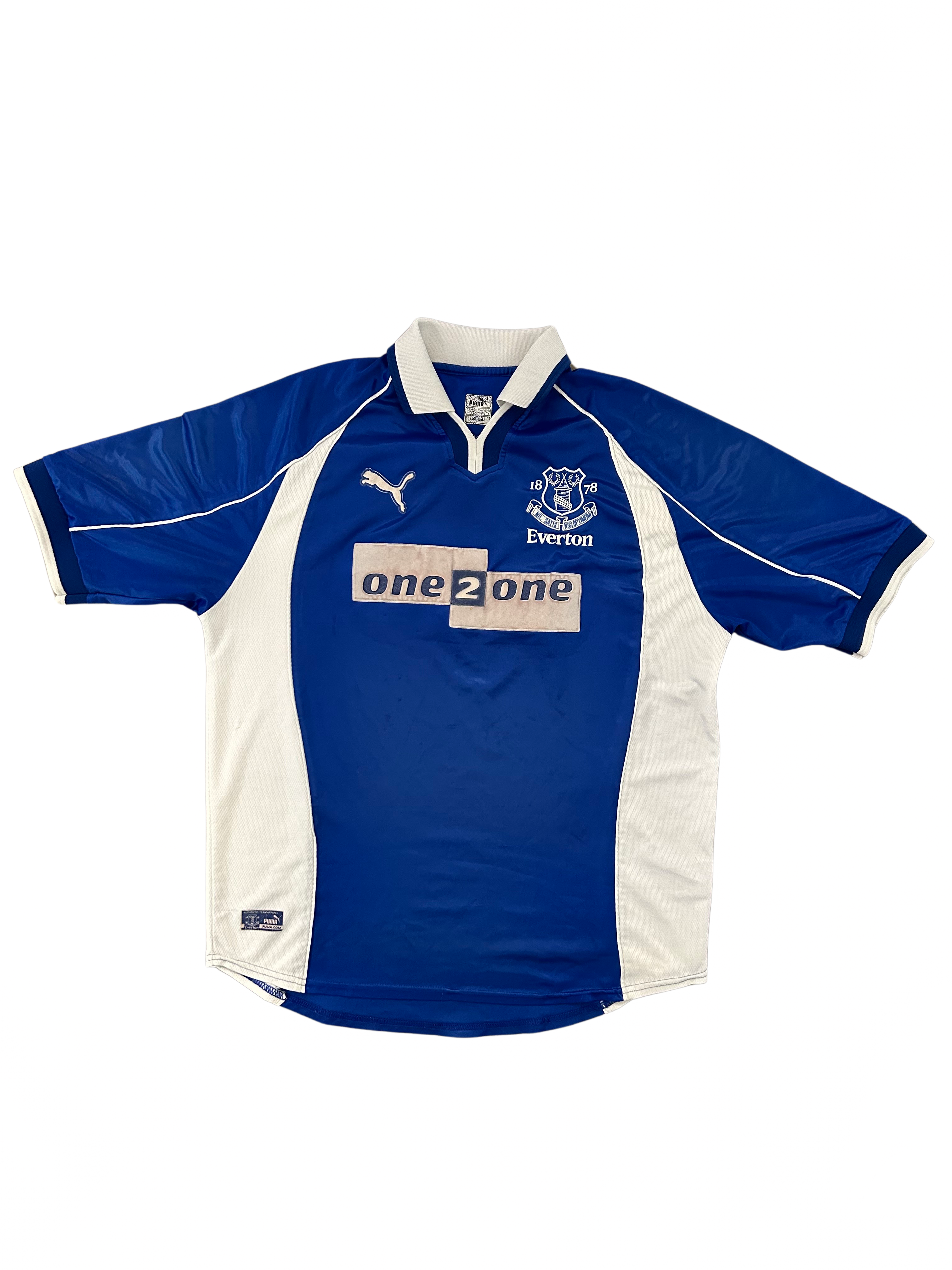 Puma - Everton FC 2000/02 Home Football Shirt 'WEIR'