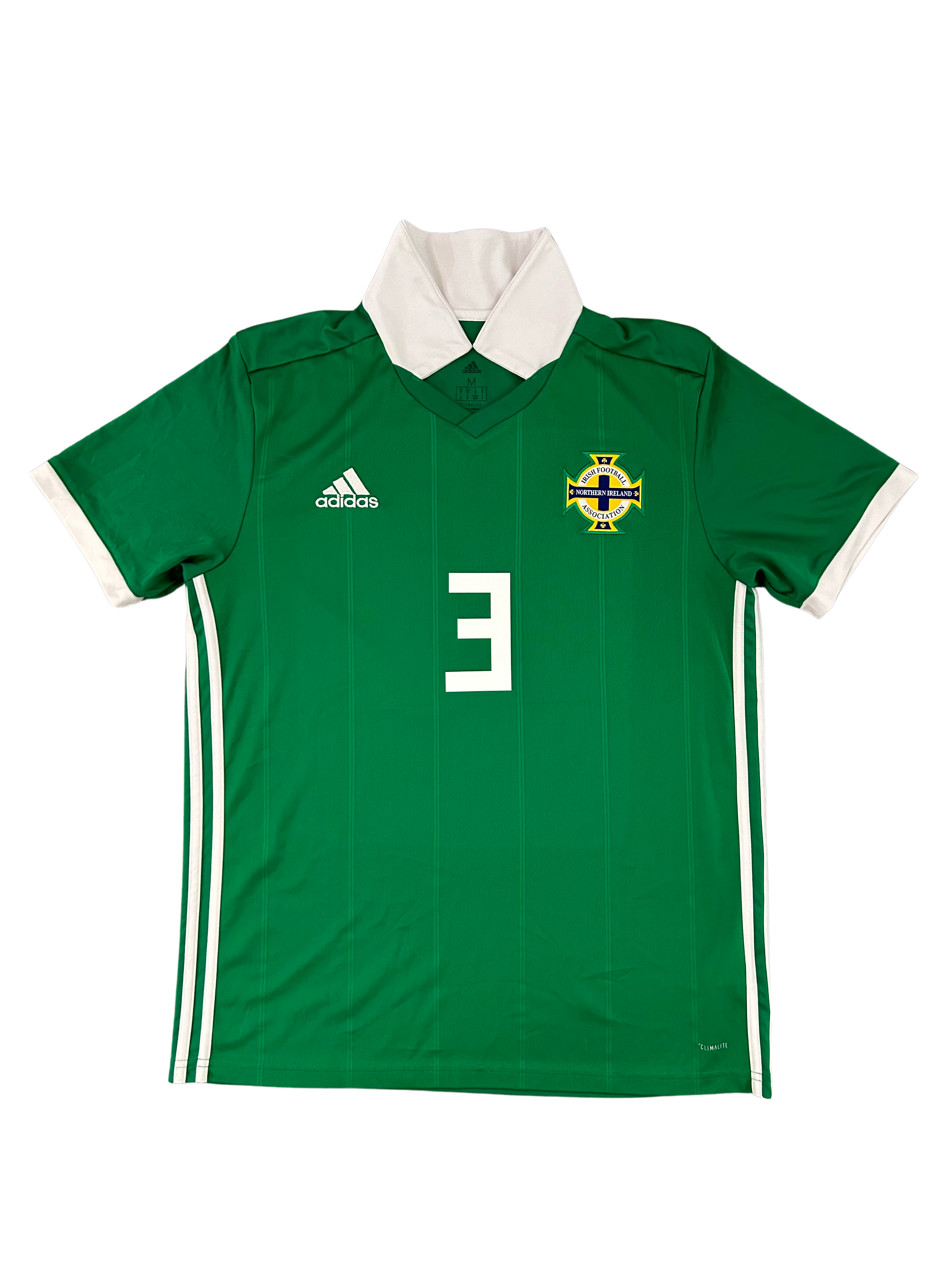 Adidas - Northern Ireland 2018 Home Football Shirt 'LEWIS'